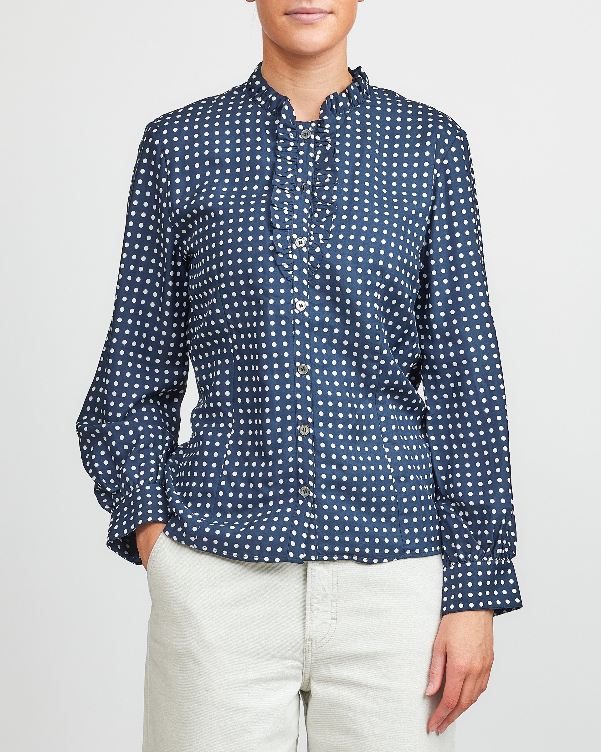 A.P.C Dark Navy Chemise Cassie