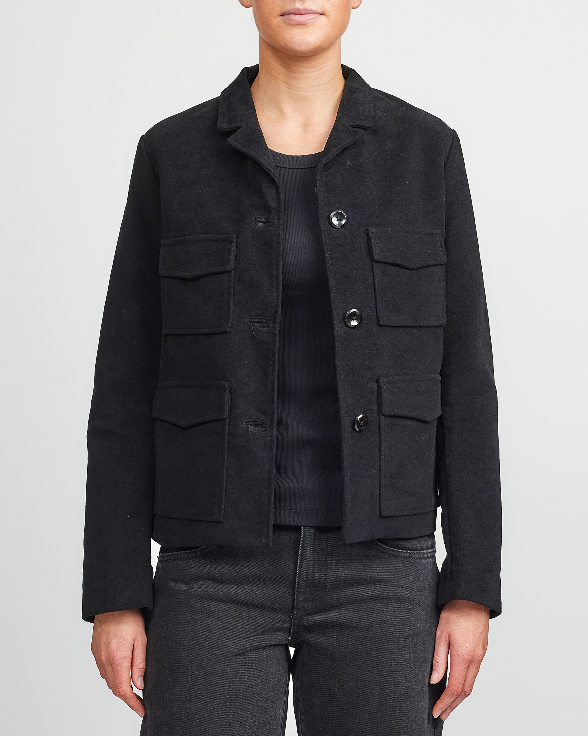Jeanerica Black Carole Jacket