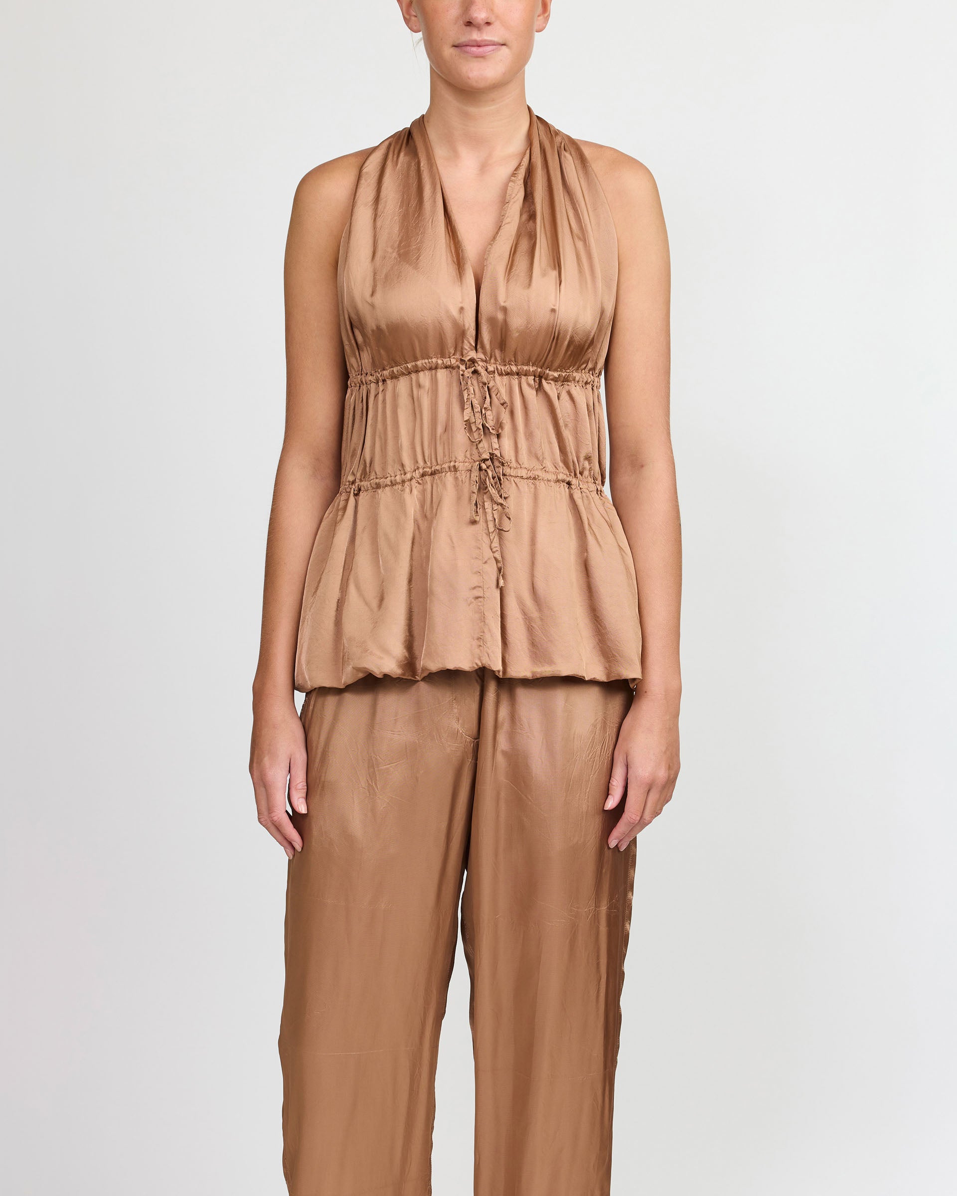 Dries Van Noten Ceana Smoke Top