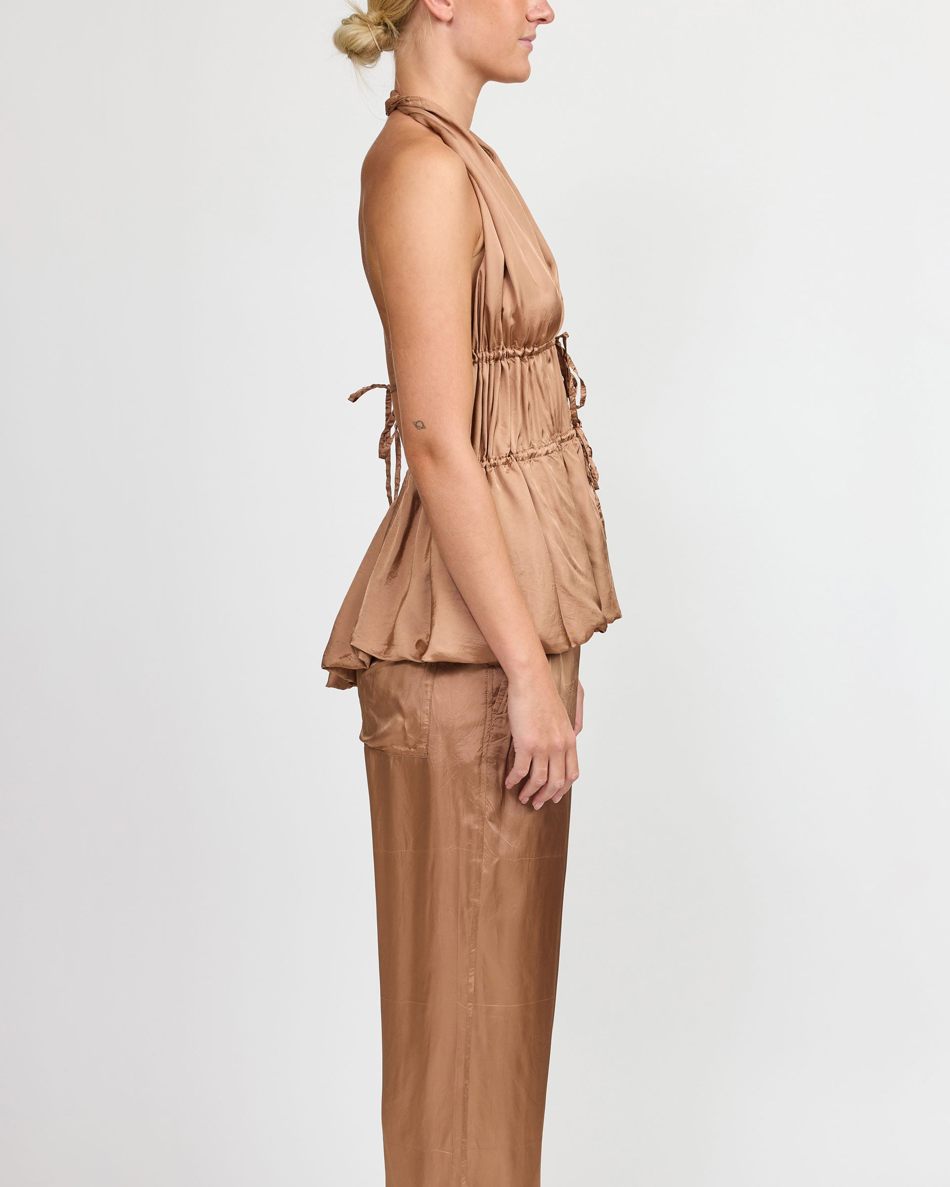 Dries Van Noten Ceana Smoke Top