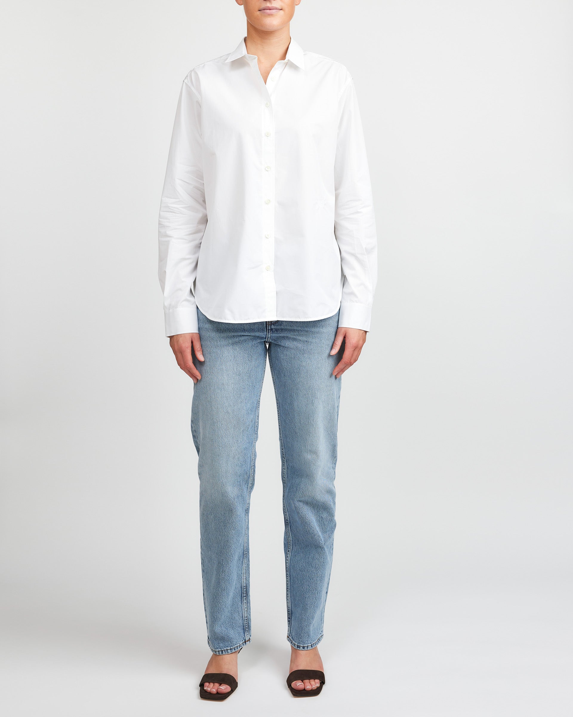 Toteme True Vintage Low Straight Denim Jeans