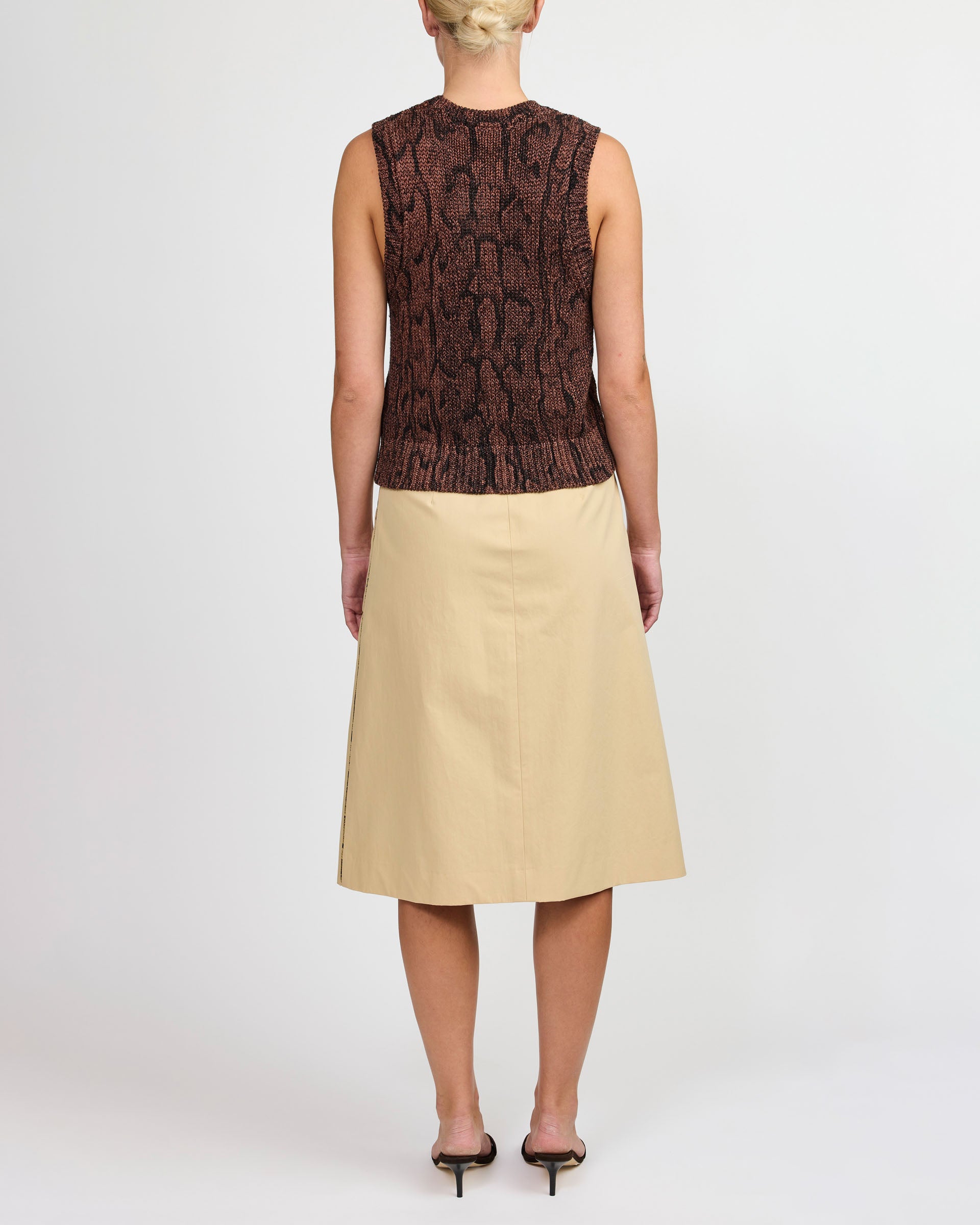 Dries Van Noten Sheraz Beige Skirt