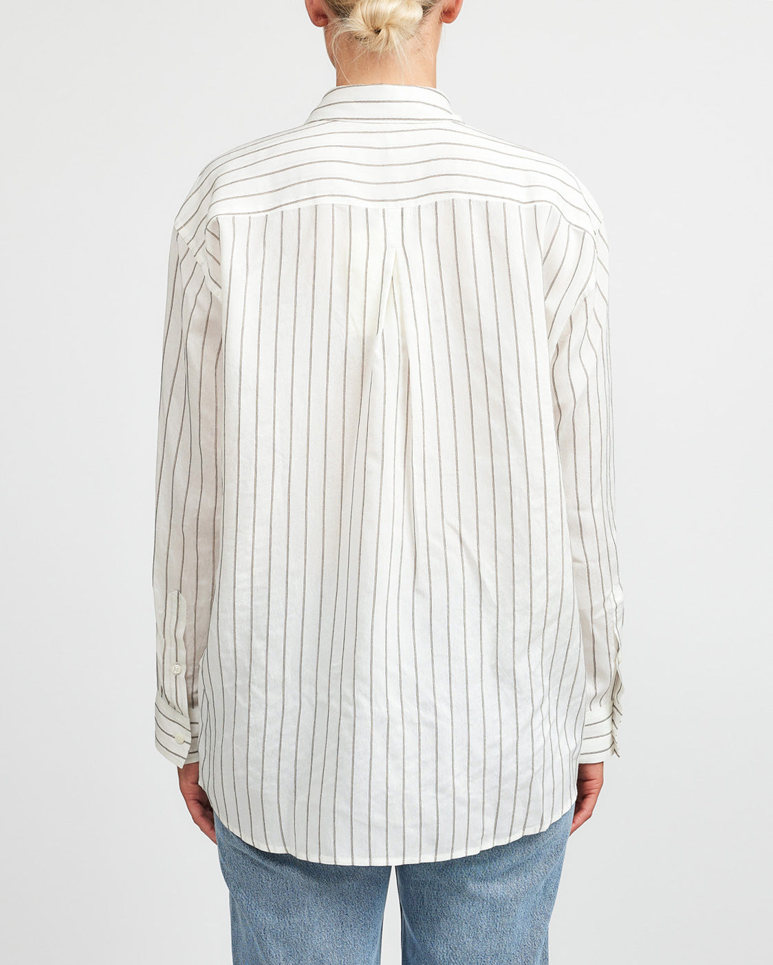 Toteme White/Oyster Classic Stripe Shirt