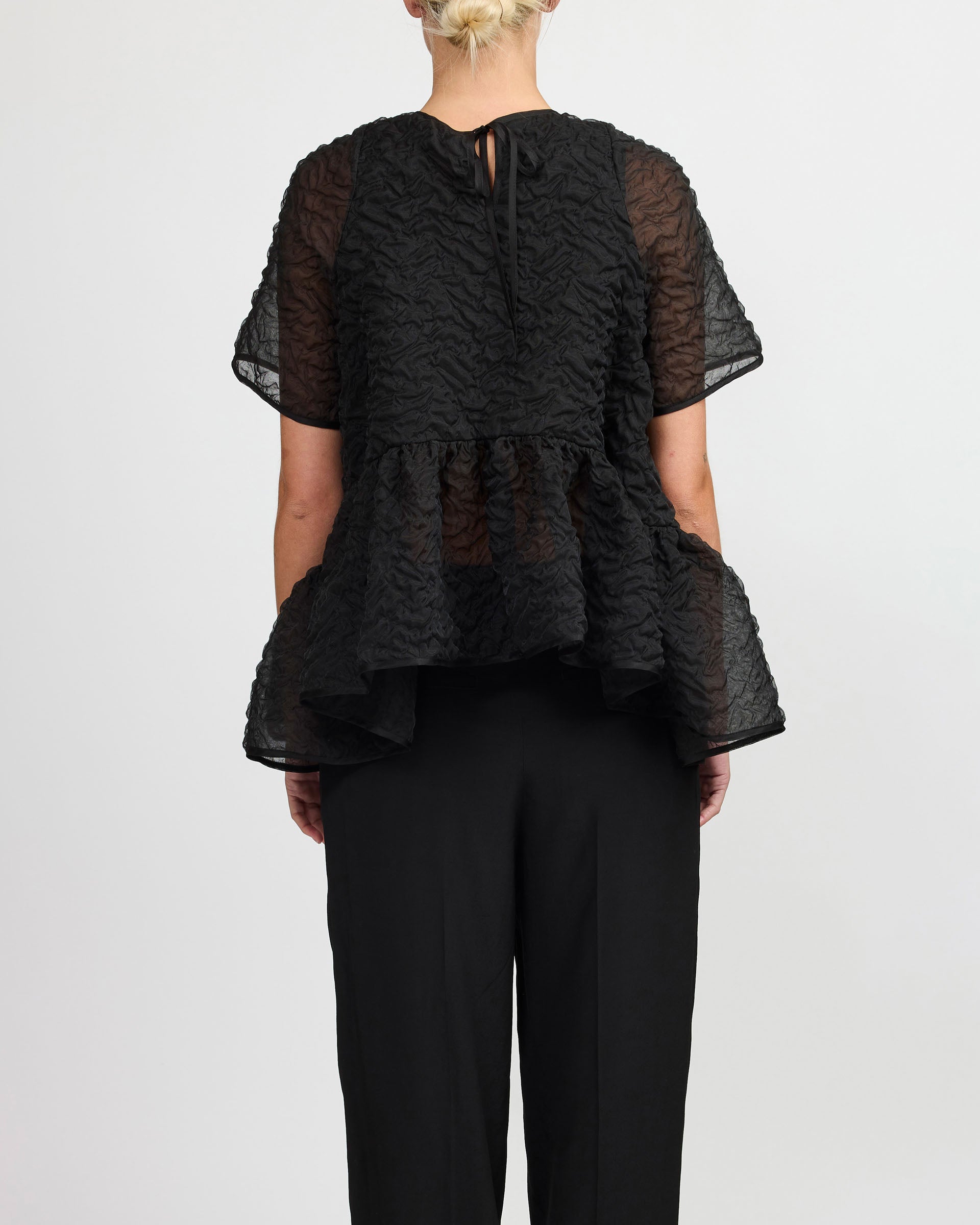 Cecilie Bahnsen Black Susi Top