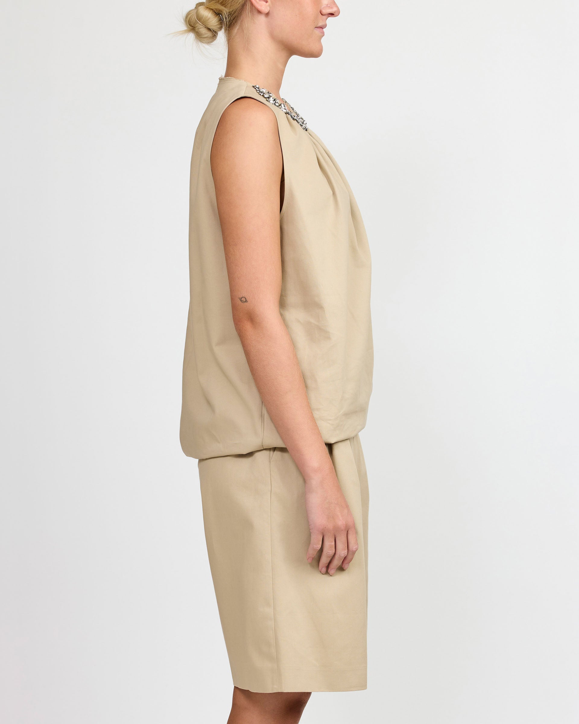 Rika Studios Khaki Twill John Top