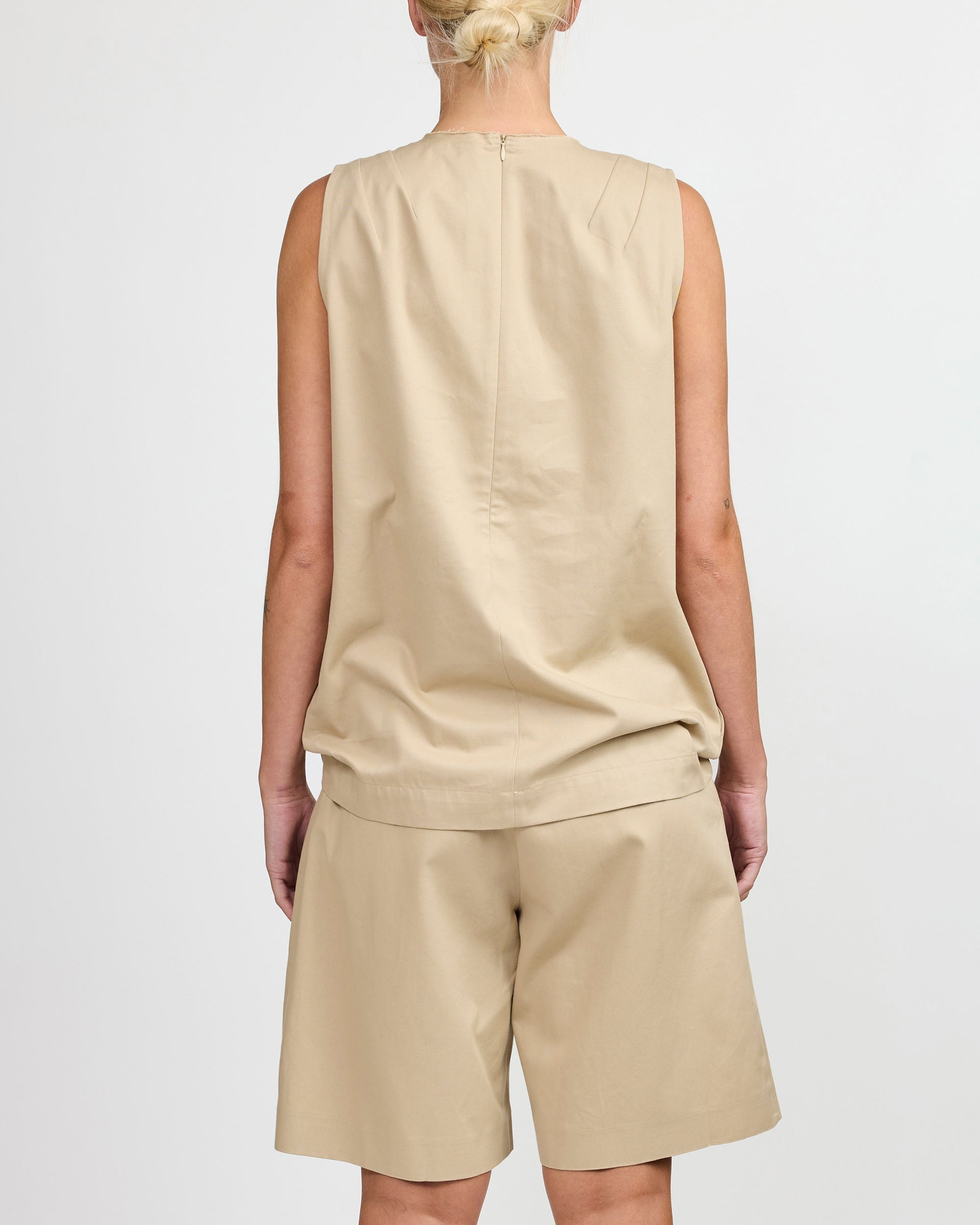 Rika Studios Khaki Twill John Top