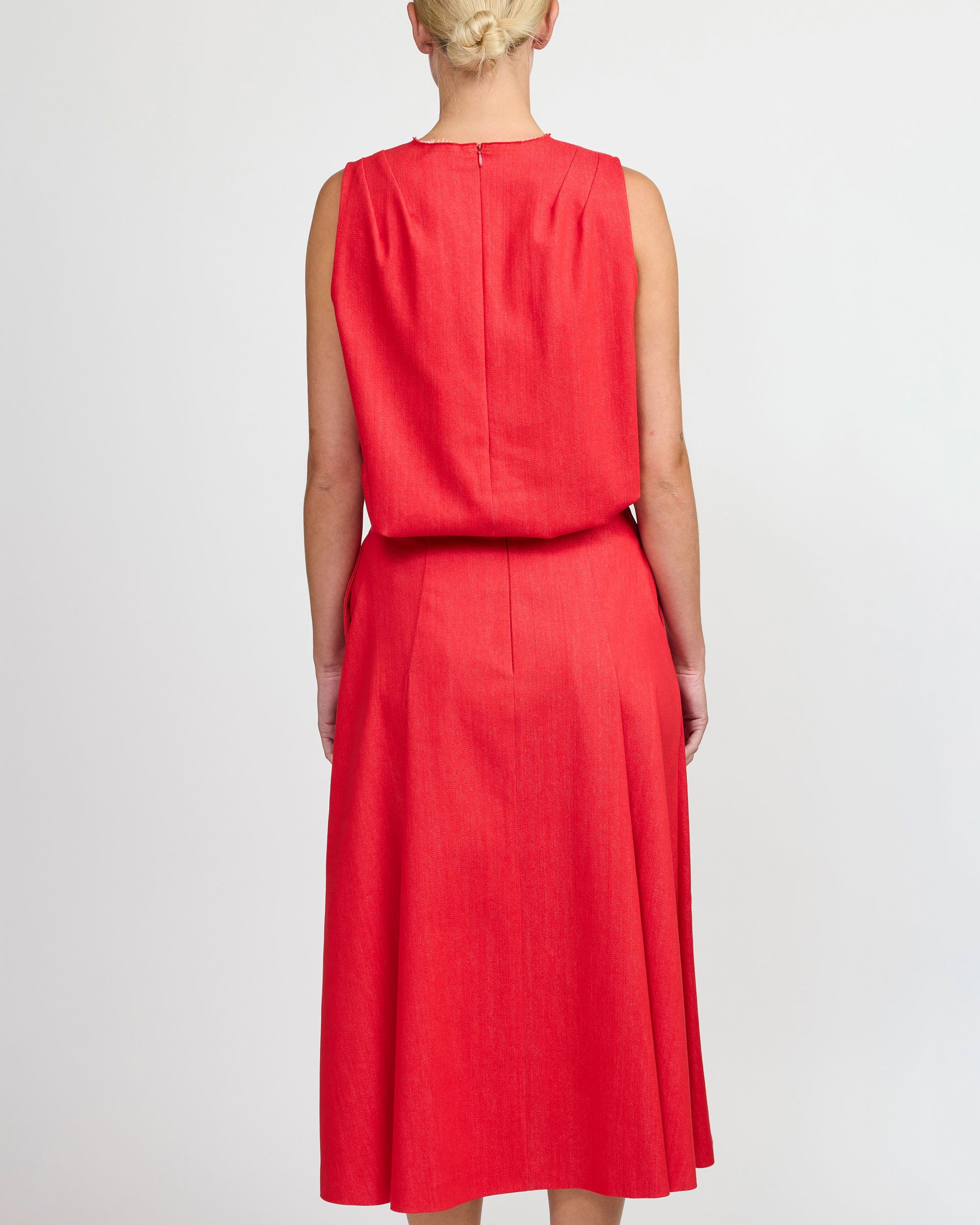 Rika Studio John Top Rose Red