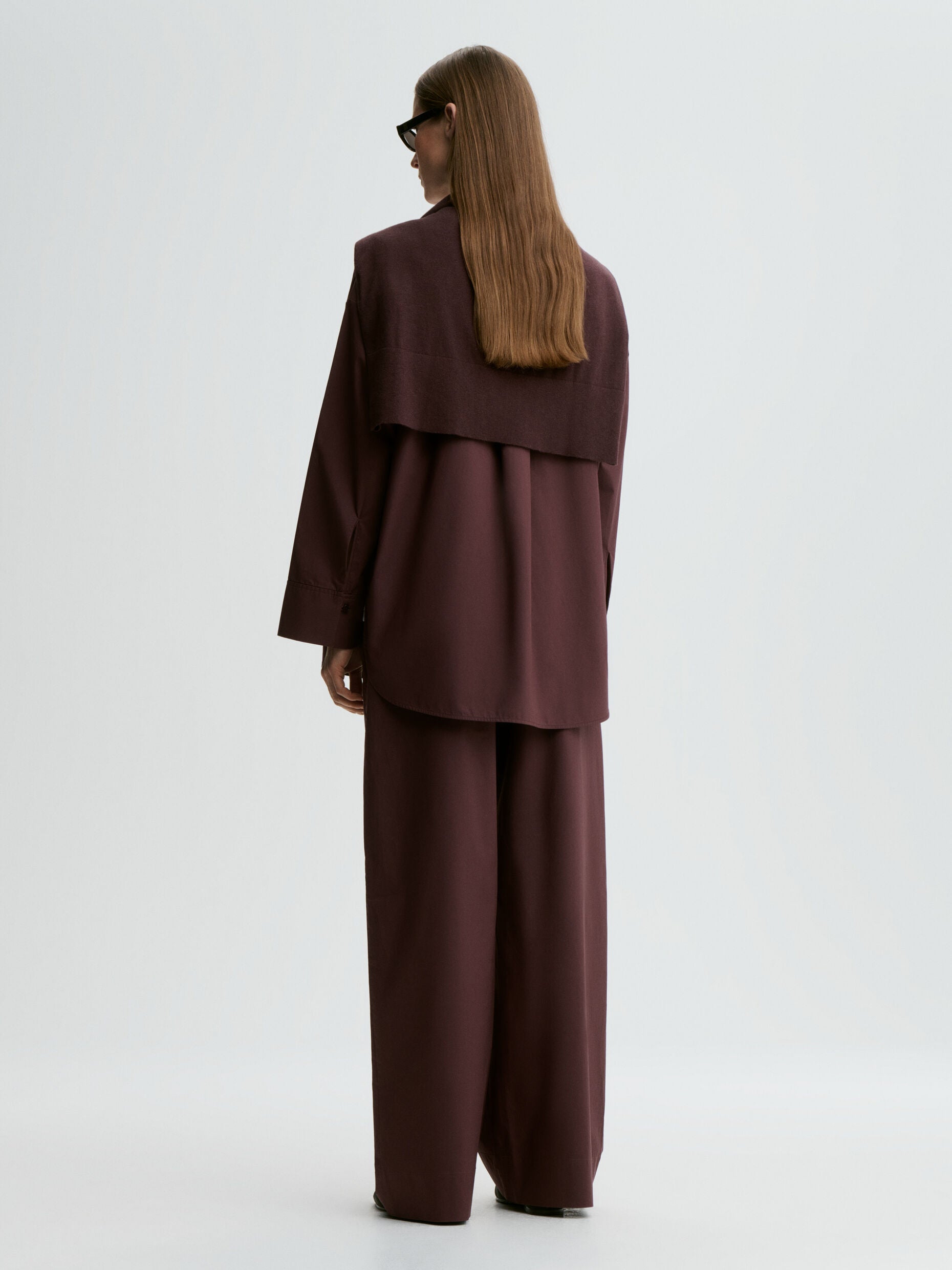 By Malene Birger Aubergine Milena Trousers