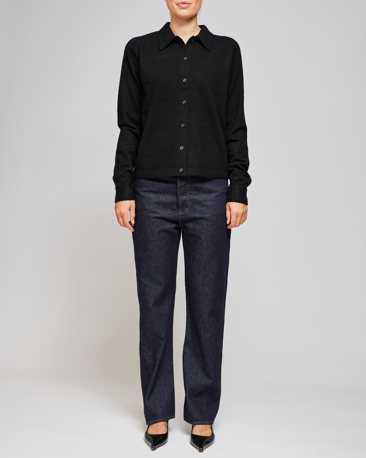 Toteme Rinsed Blue Twisted Seam Denim Full Lenght