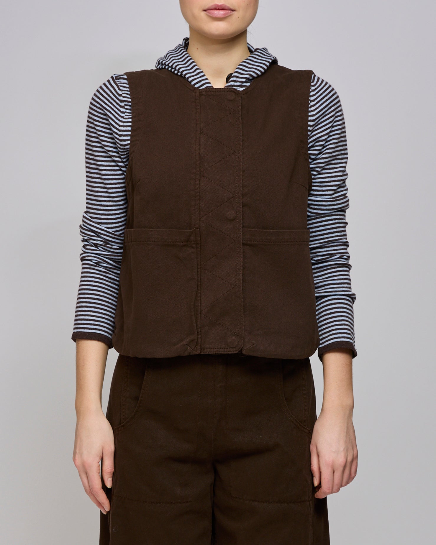 Rachel Comey Chocolate Vestio Top