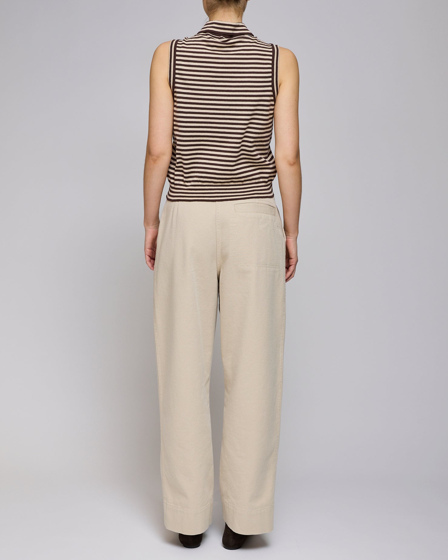 MHL Drill Bone Webbing Belt Trousers