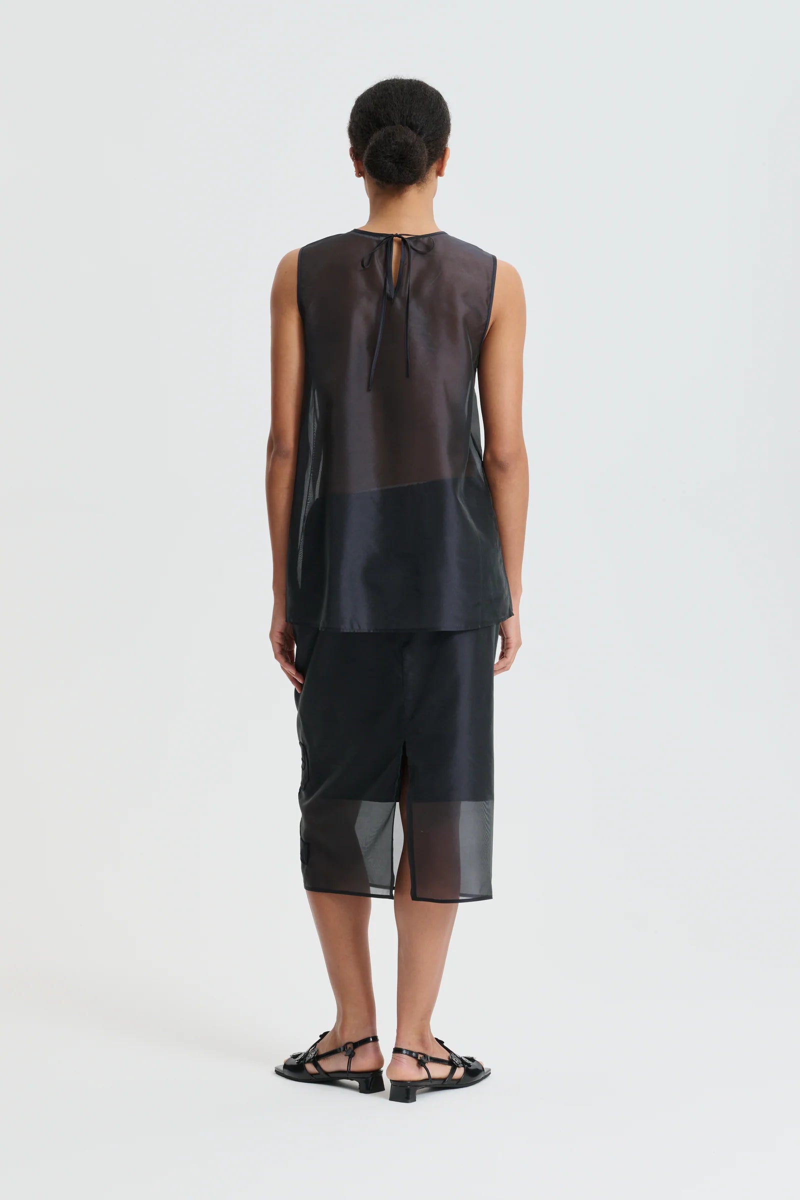 Cecilie Bahnsen Black Bria Skirt