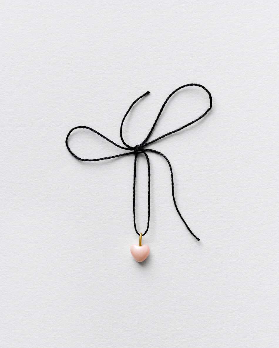 Jo Riis-Hansen Pink Mini Heart Pendant