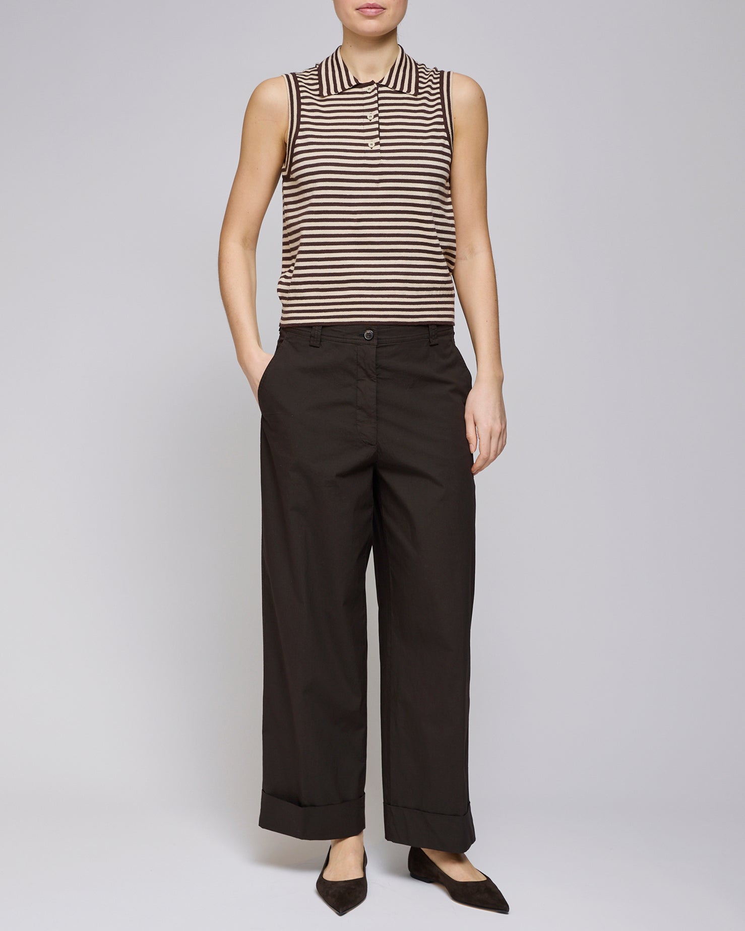 Dries Van Noten Dark Brown Pakora Pants