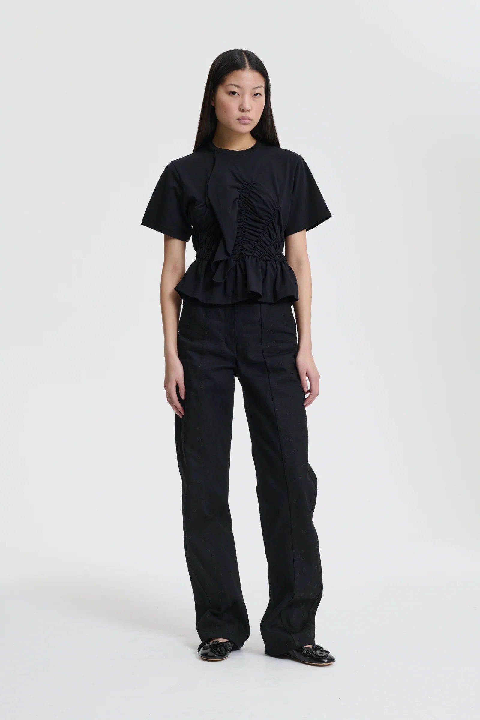 Cecilie Bahnsen Black Jersey T-shirt