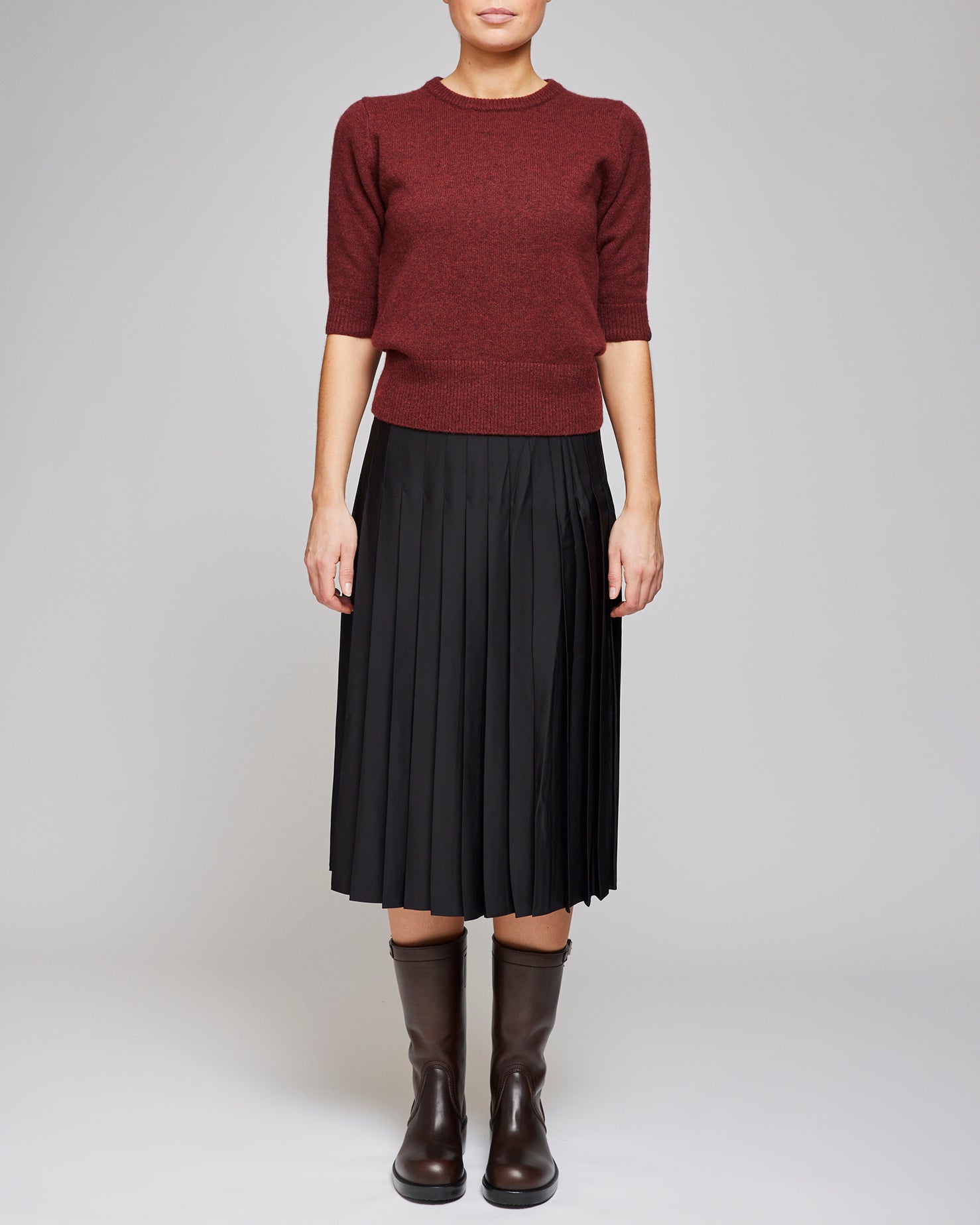 Vanessa Bruno Black Dresse Plissee Skirt