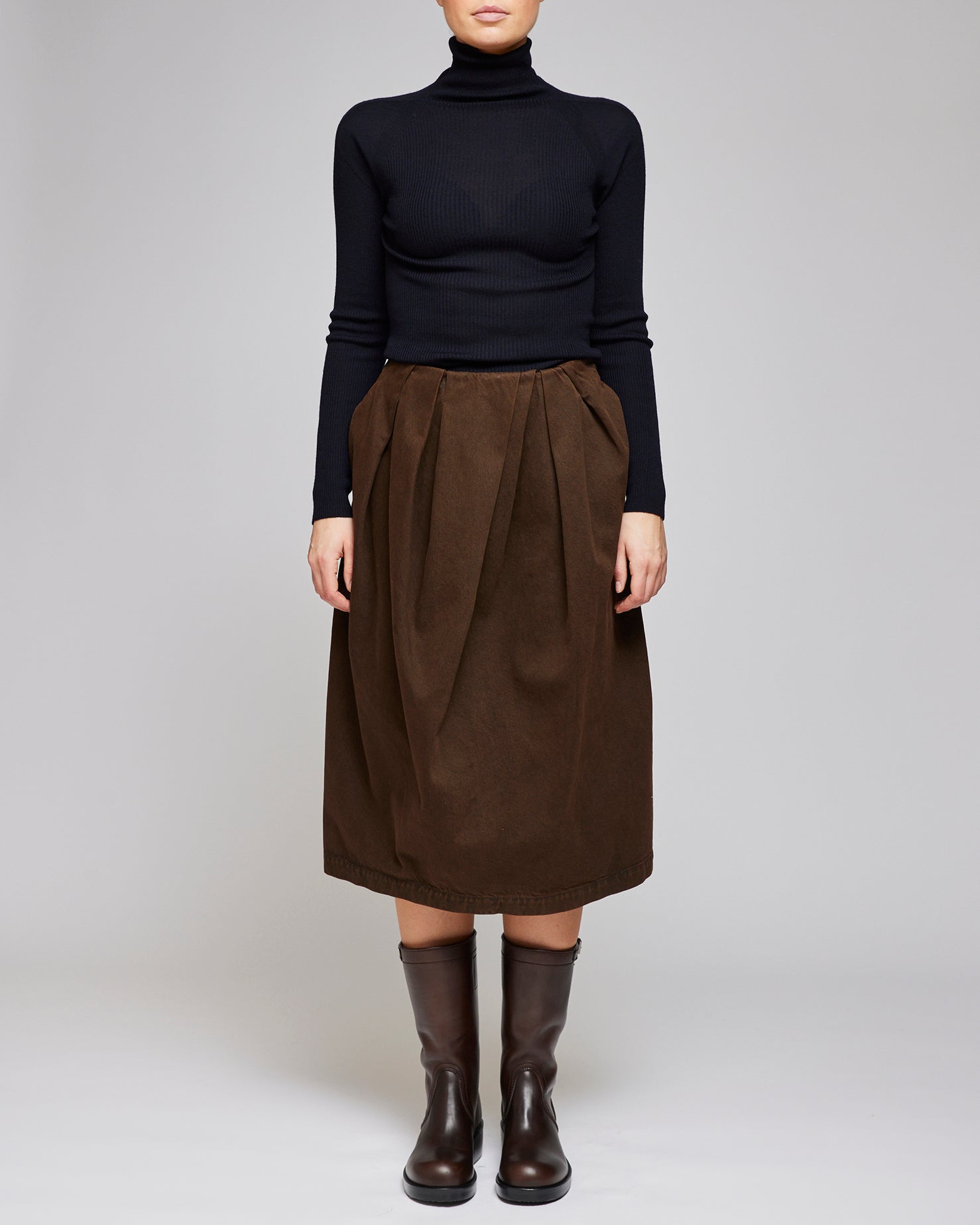 Dries Van Noten Brown Sonista Skirt