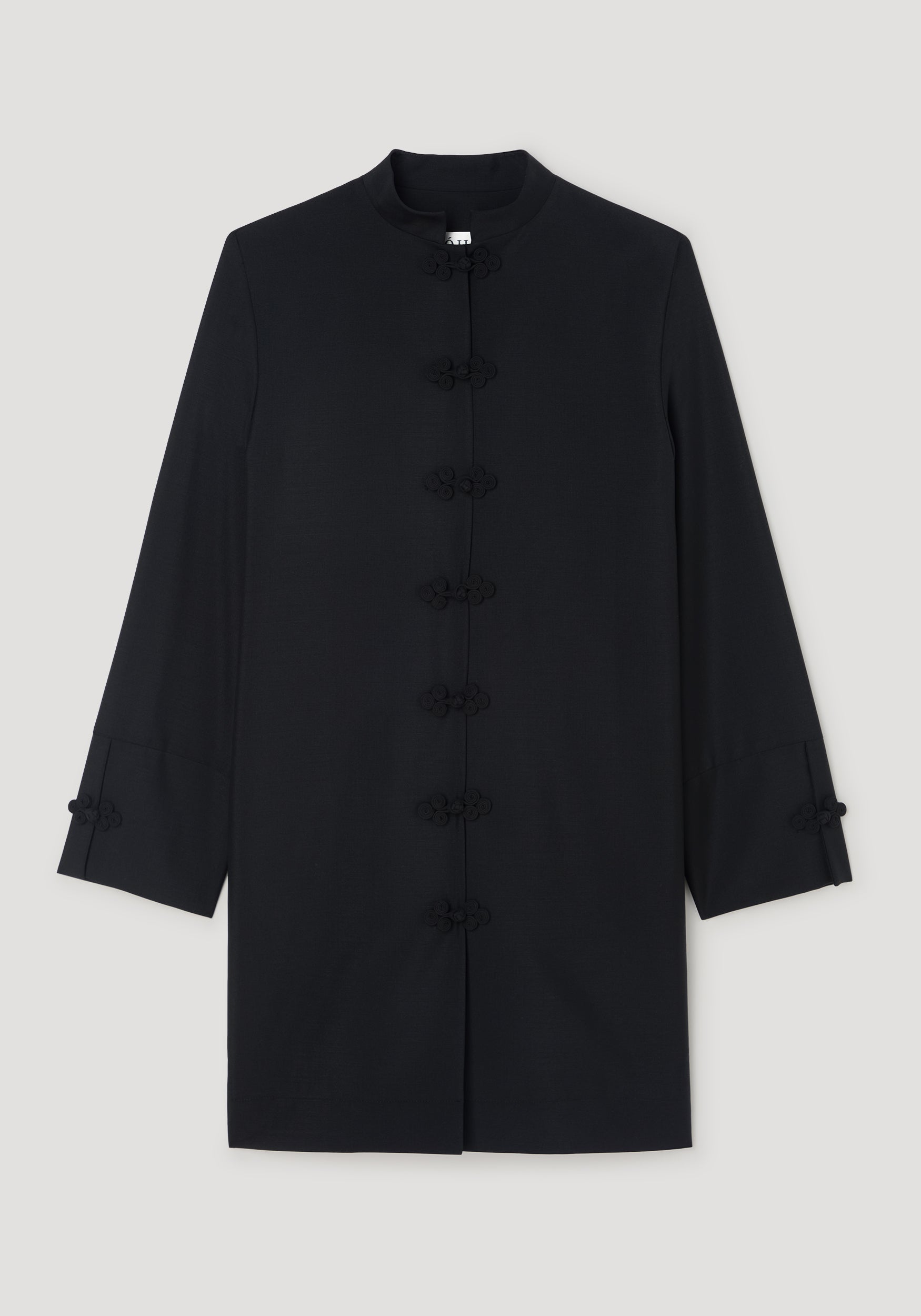 RÓHE Black Pankou Closure Dress