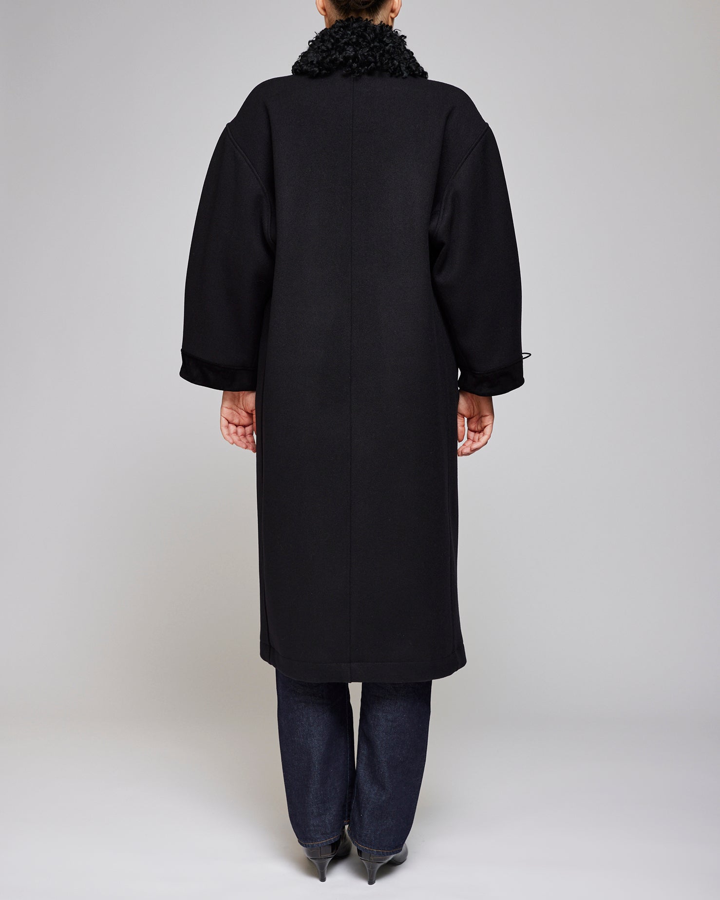 Af Agger Black Hainsworth Wool Officer Coat