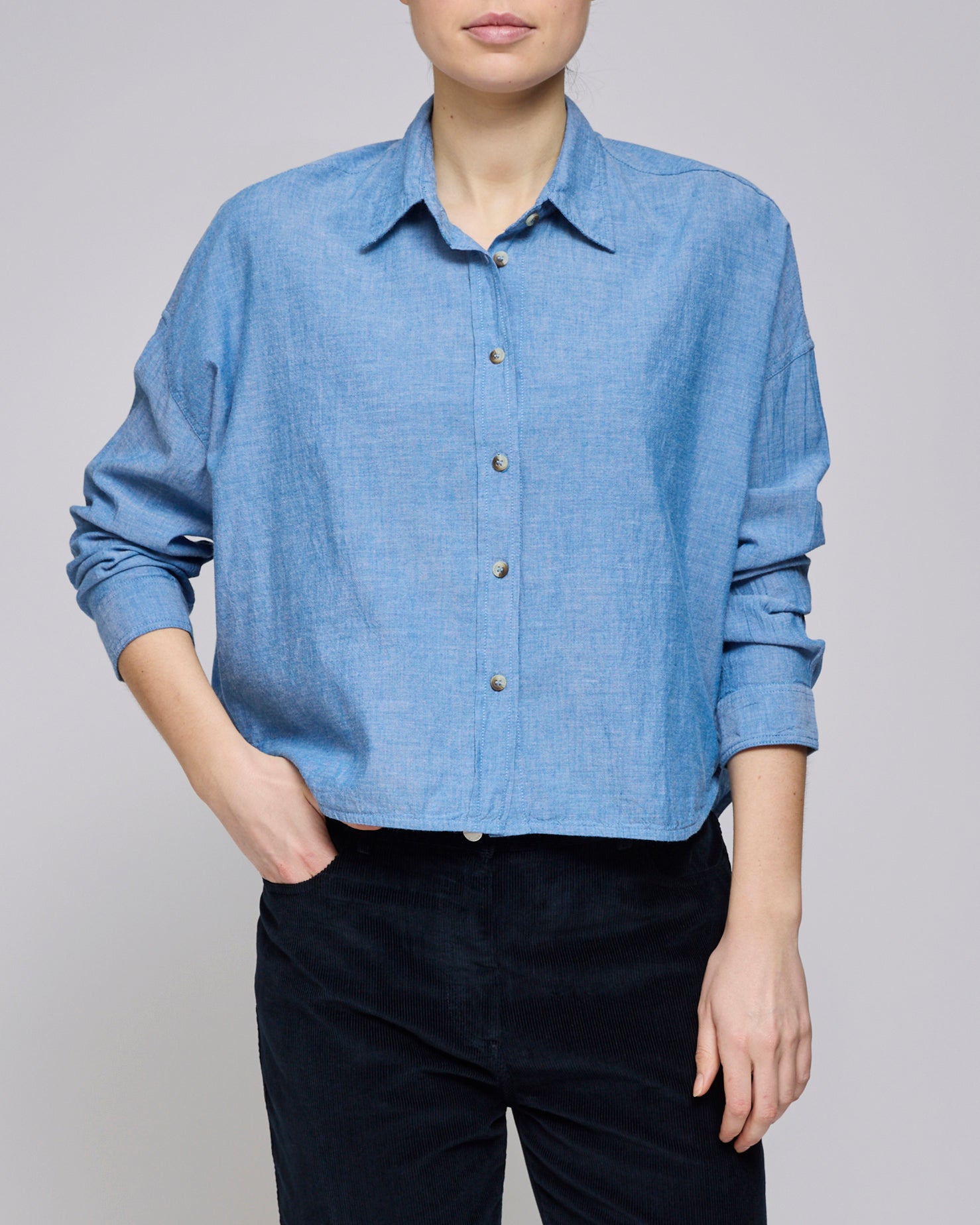 Vanessa Bruno Chambray Brad Shirt