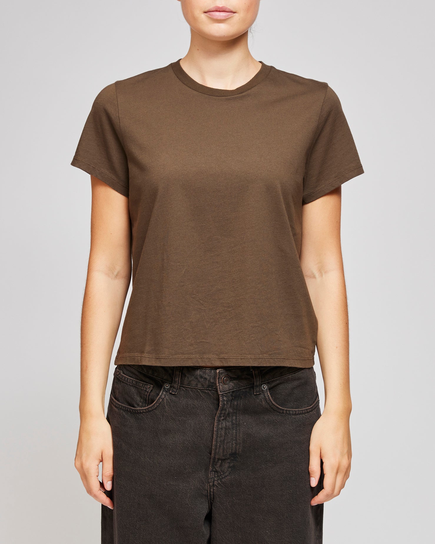 Jeanerica Brown Ines T-shirt