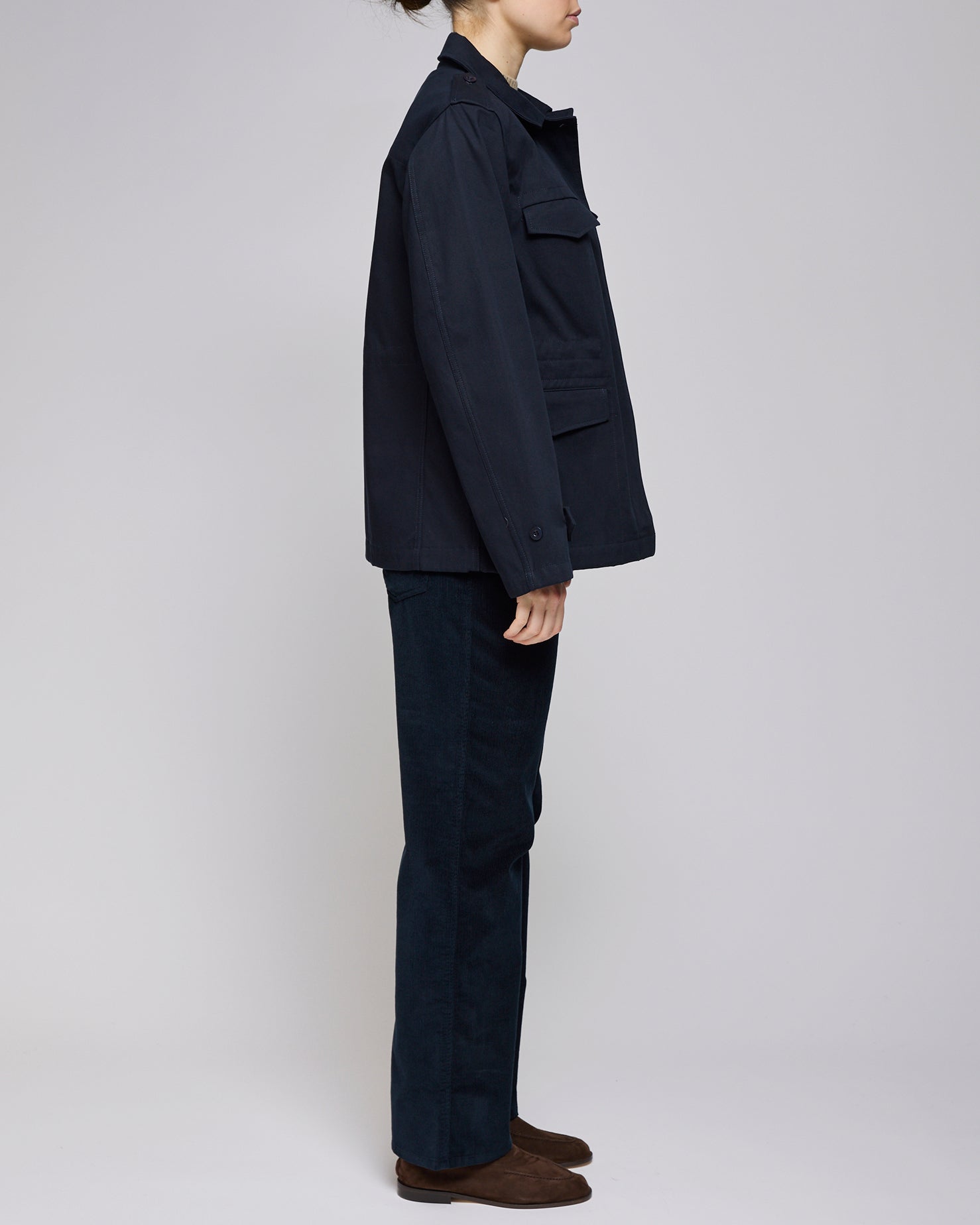 A.P.C. Navy Veste Ceintree Jacket