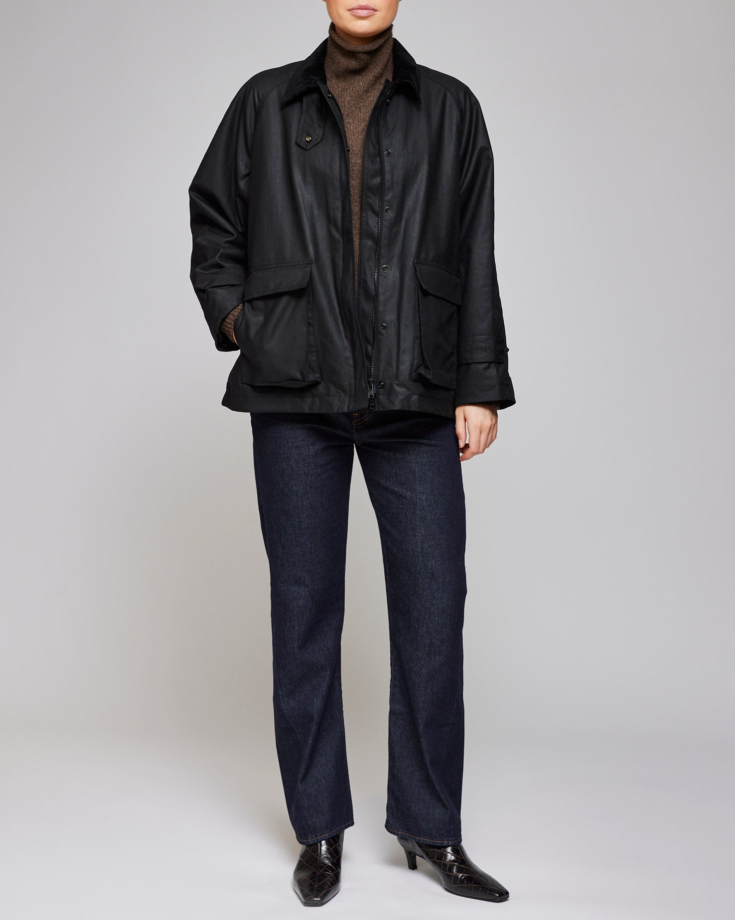 Af Agger Black Oilskin Jacket