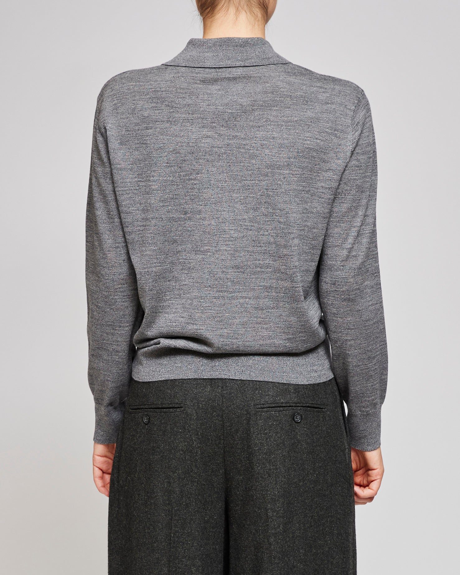 Dries Van Noten Grey Tuno Polo