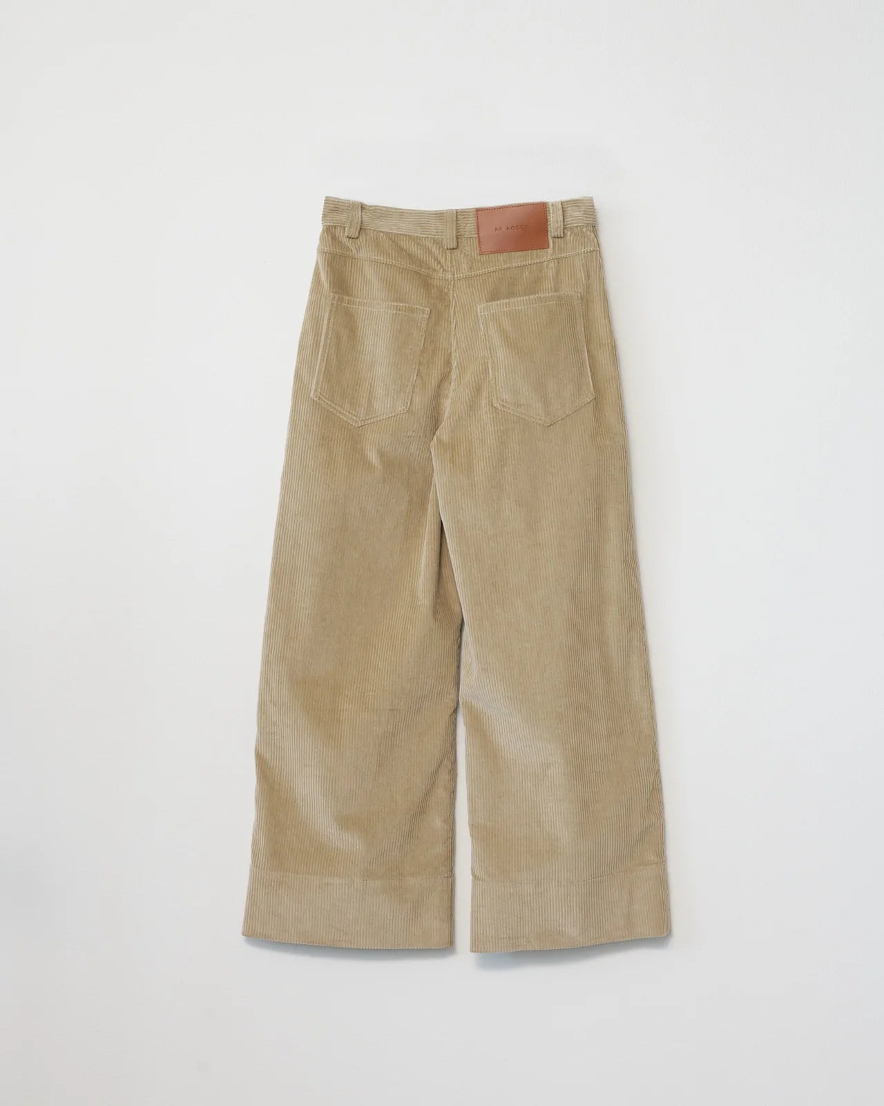 Af Agger Beige Corduroy Wid Pants