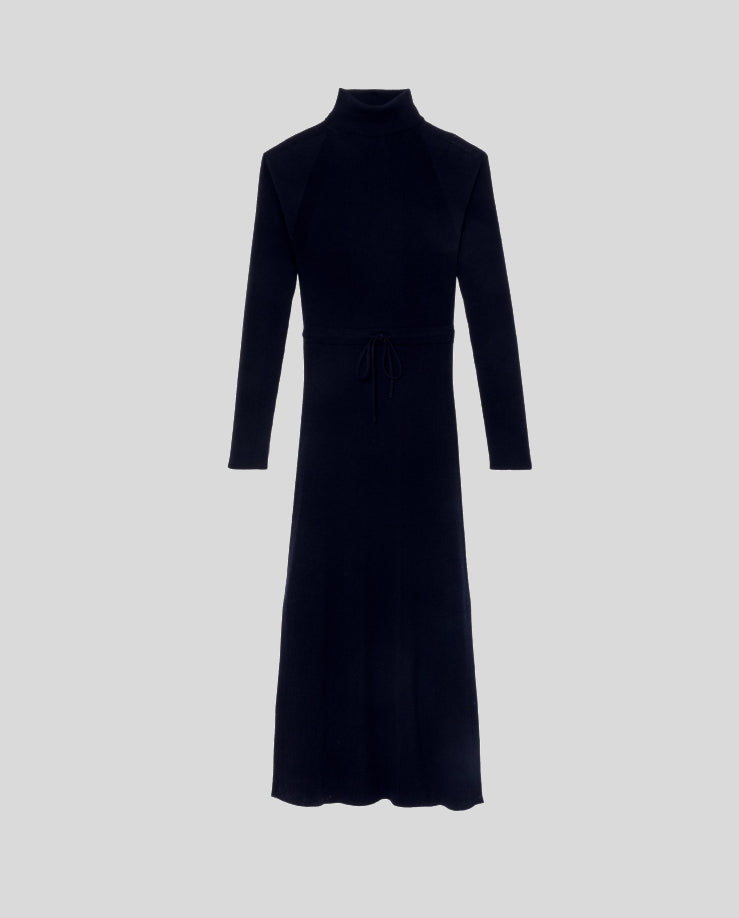 A.P.C Dark Navy Robe Marianna Dress