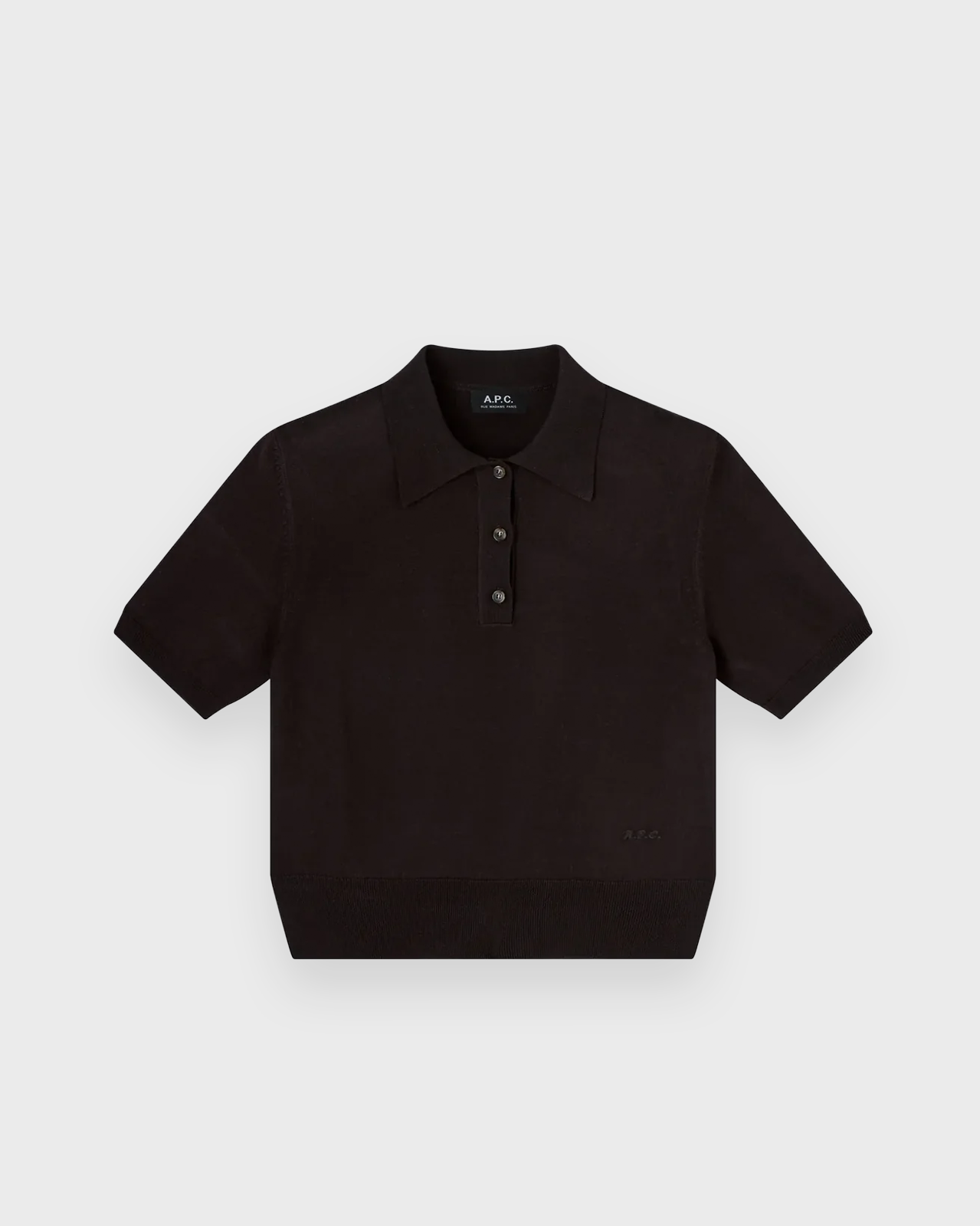 A.P.C. Marron Ruby Polo Shirt