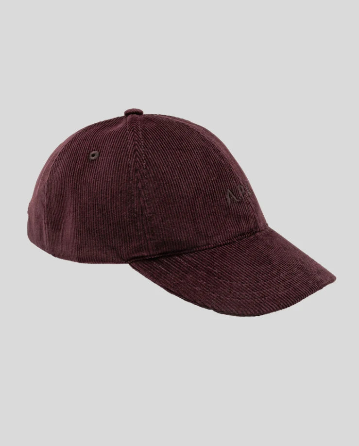A.P.C Bordeaux Charlie Baseball Cap