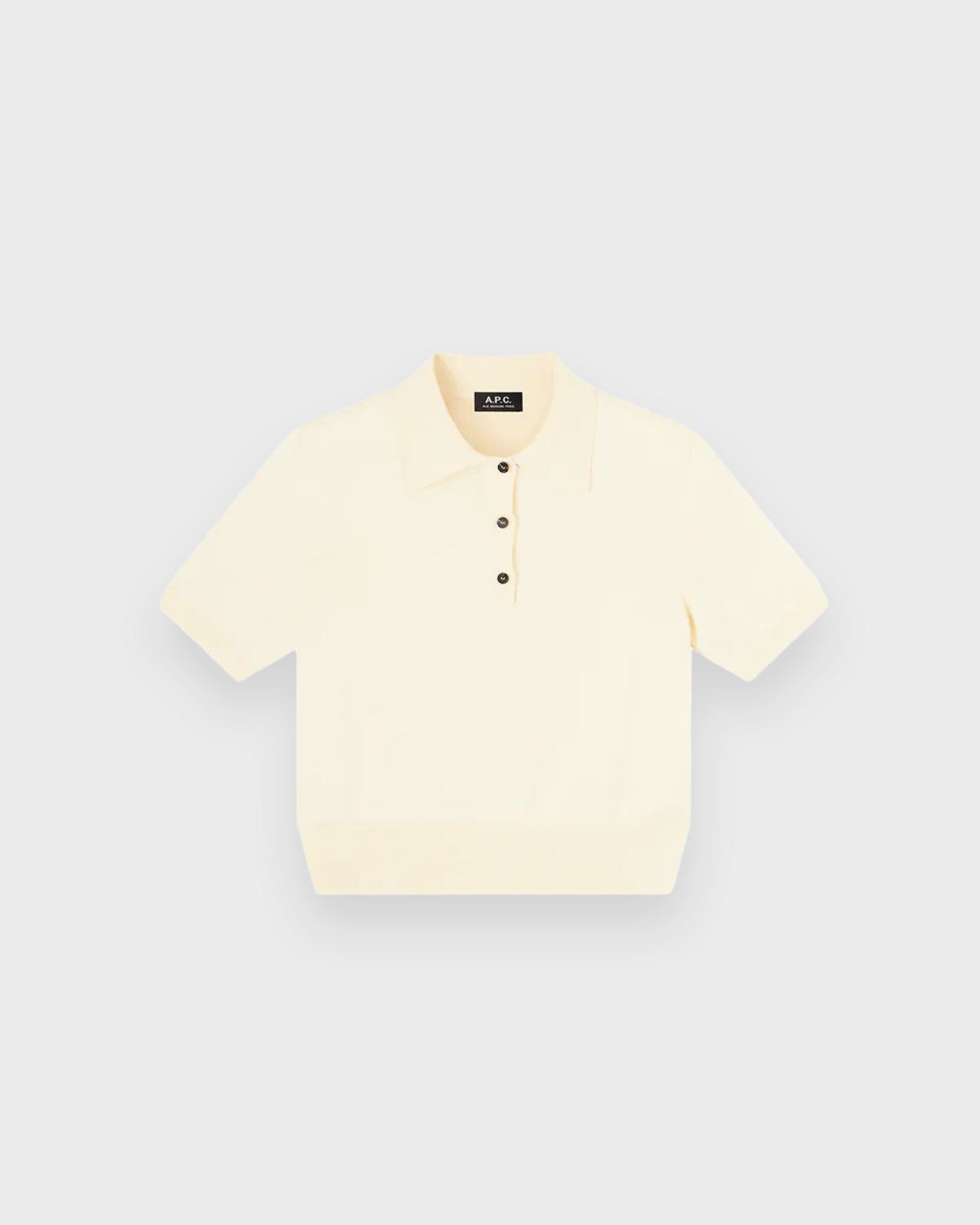 A.P.C. Ecru Ruby Polo Shirt