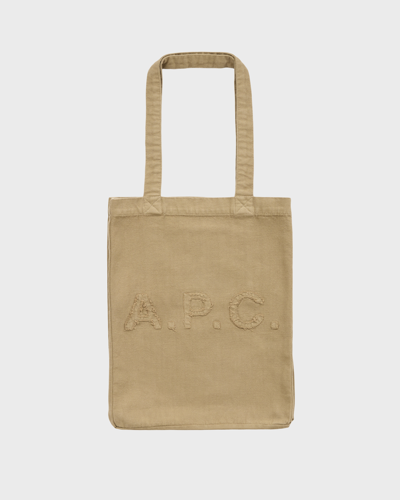 A.P.C. Dark Beige Tote Lou Bag