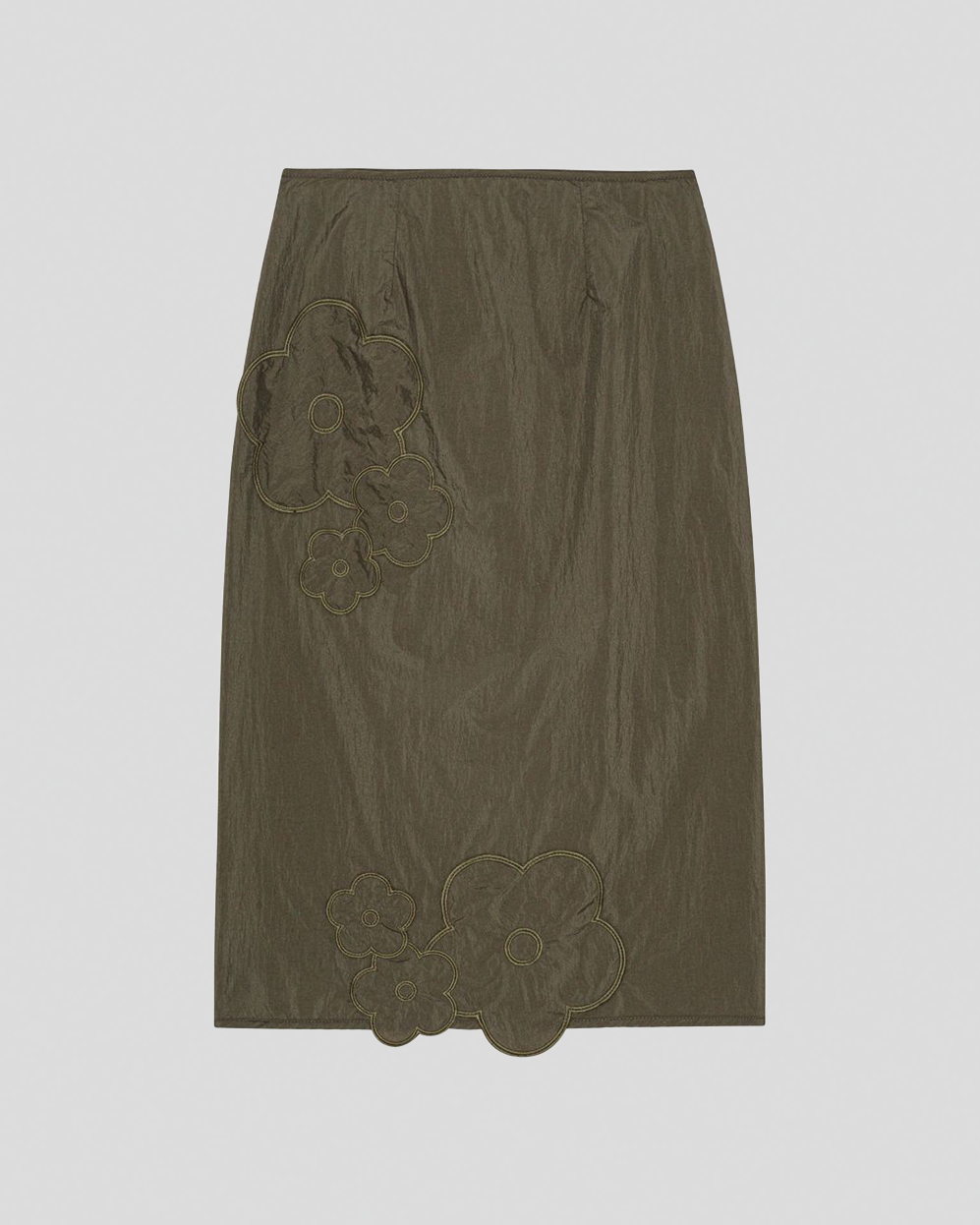 Cecilie Bahnsen Pine Green Allegra Skirt