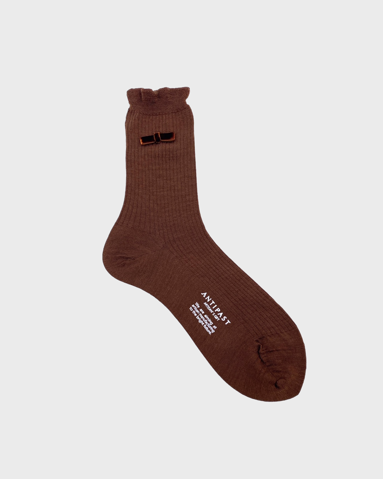 Antipast Brown Ribbon Socks