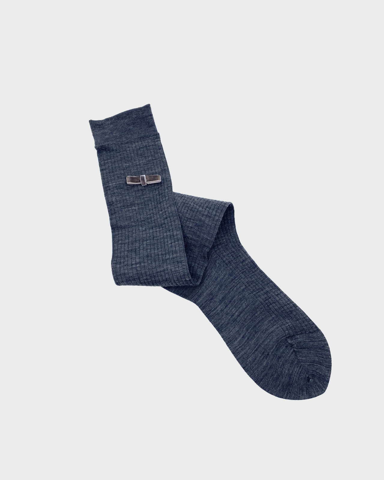 Antipast Mix Grey Ribbon High Socks