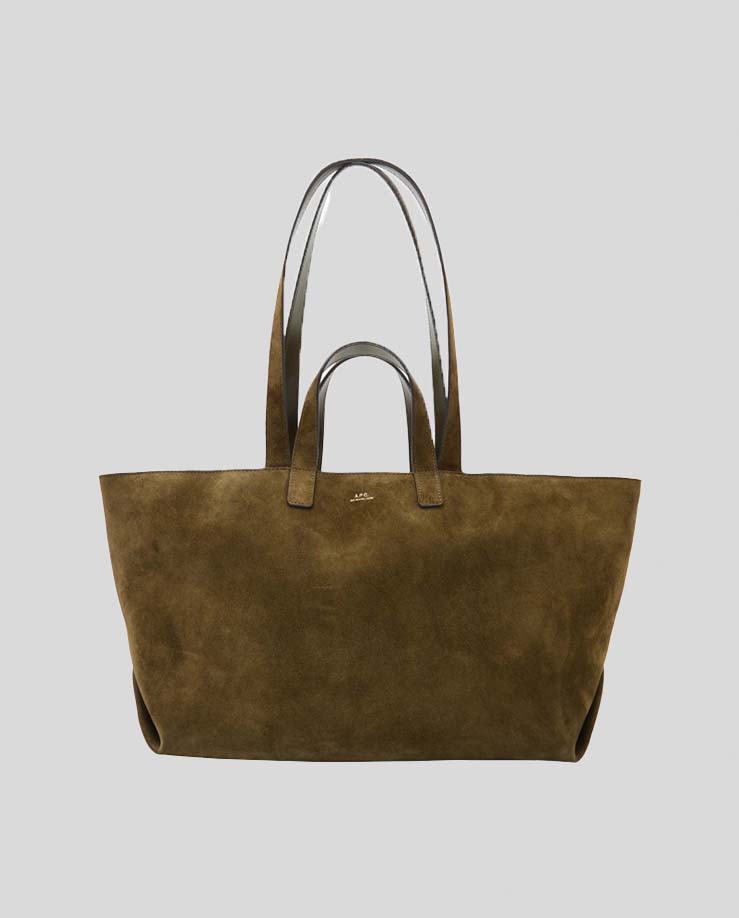 A.P.C. Dark Khaki Le Drummer Bag