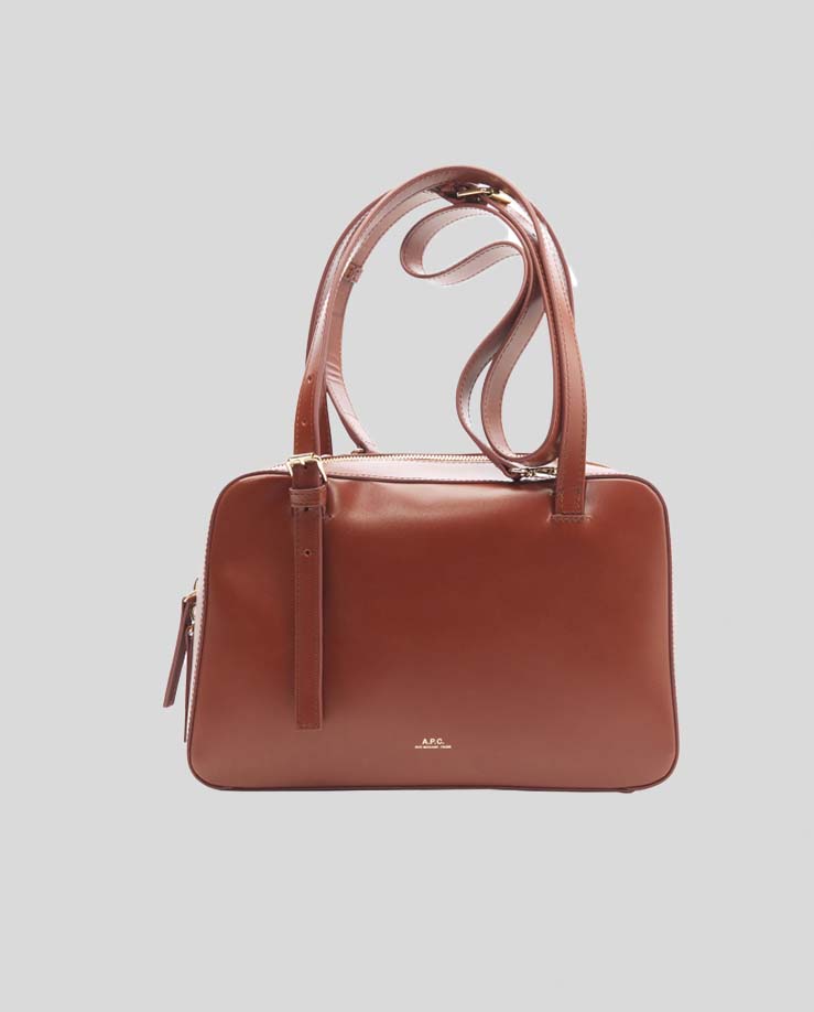 A.P.C Hazelnut Sac Virginie Box Bag