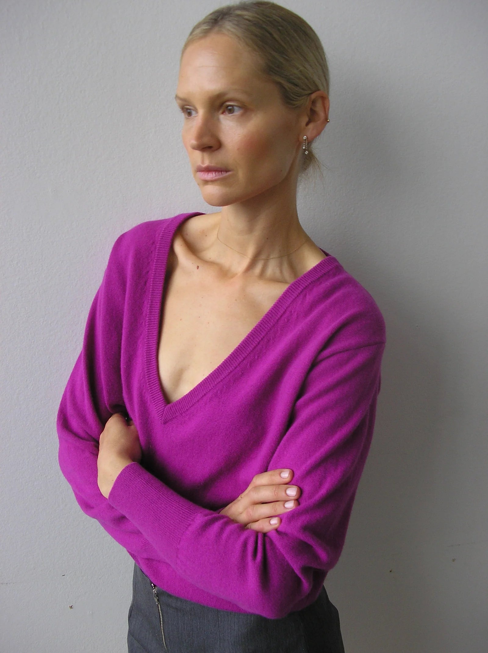 Teira Purple Bellis Knit