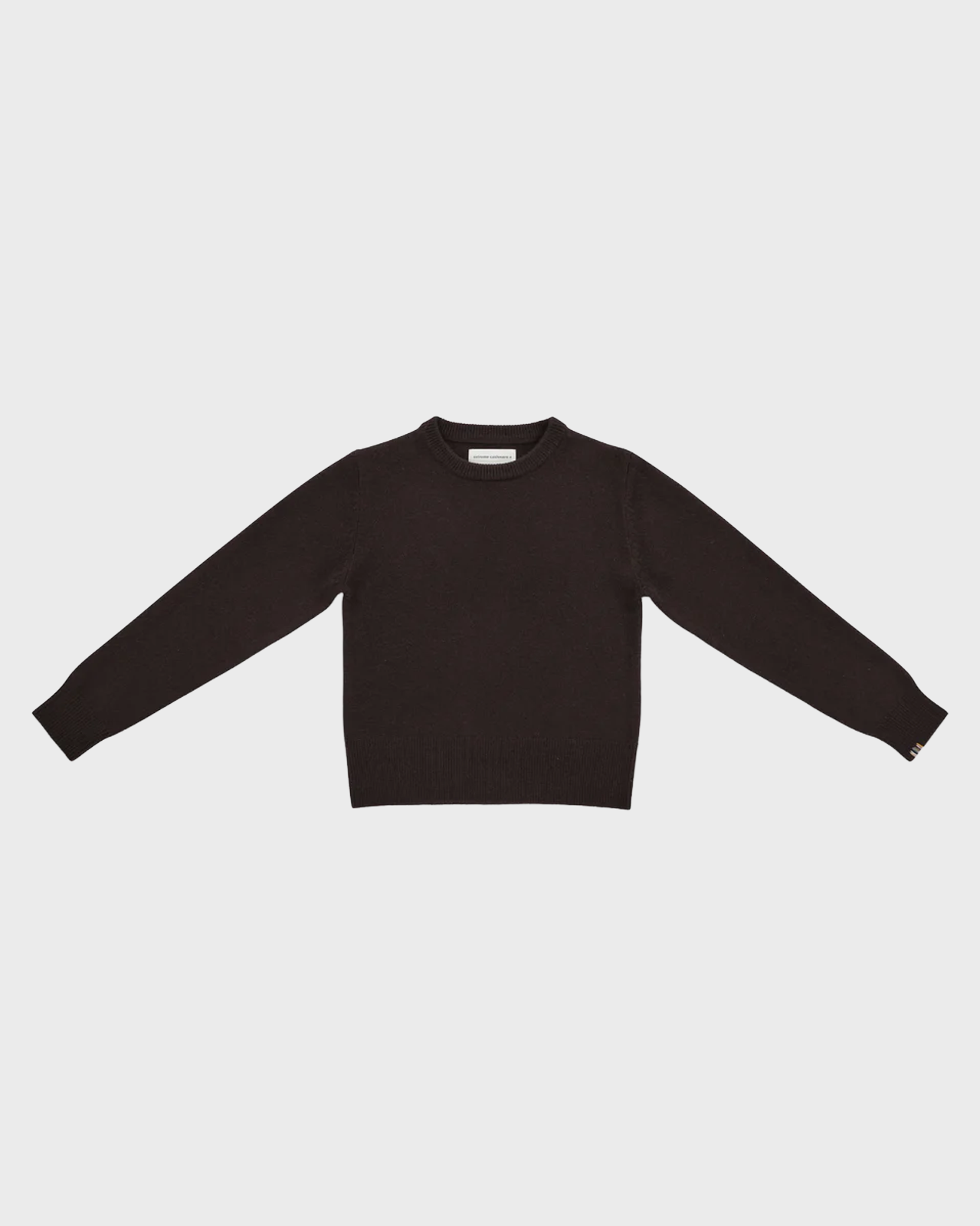 Extreme Cashmere Dark Brown Jeanne Sweater