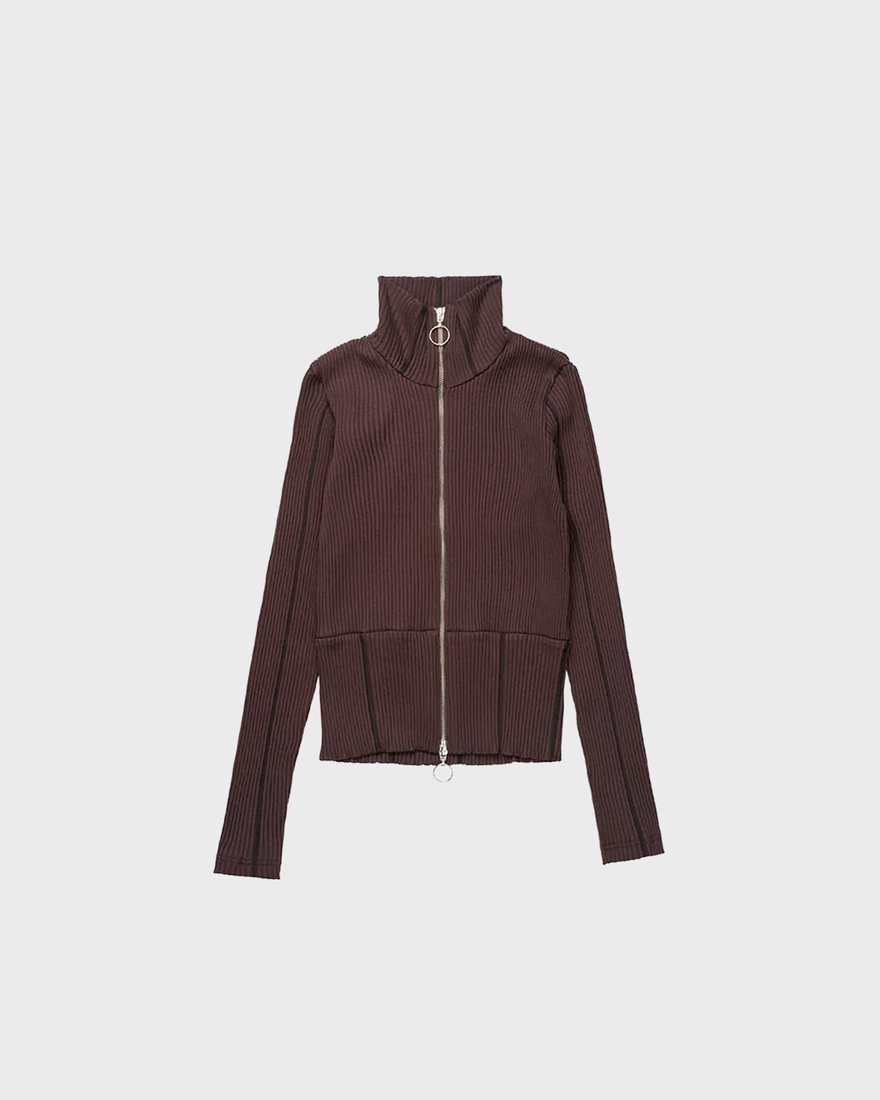 Kernemilk Dark Brown Shine Cardigan
