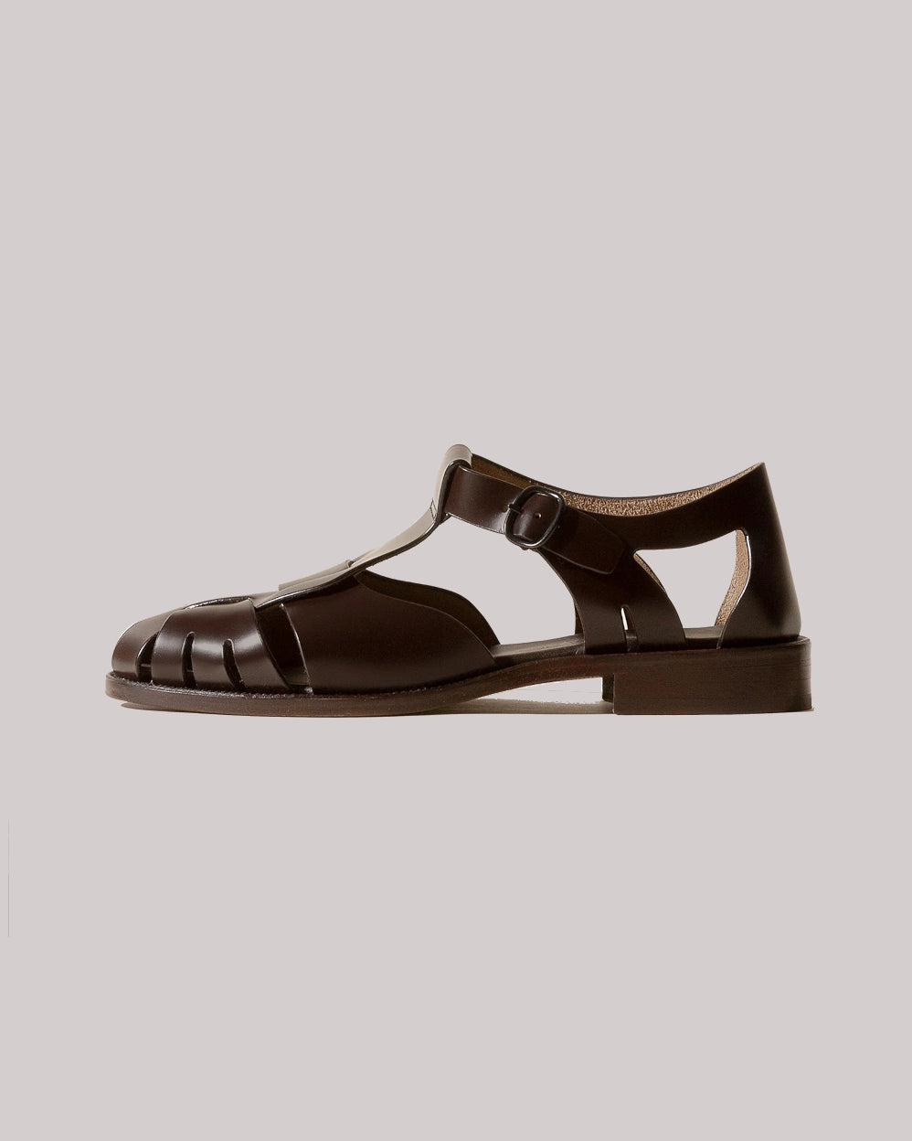 Hereu Pesca Fisherman Sandal Dark Brown