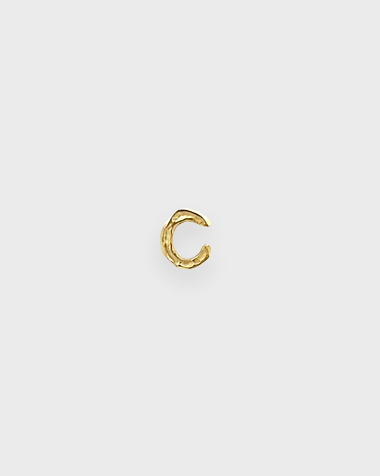 Sara Jin Mi Letter Studs C
