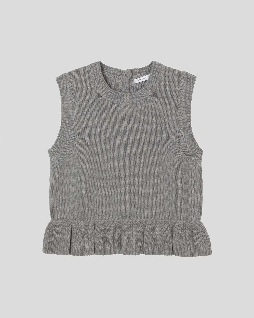 Cecilie Bahnsen Grey Bill Vest