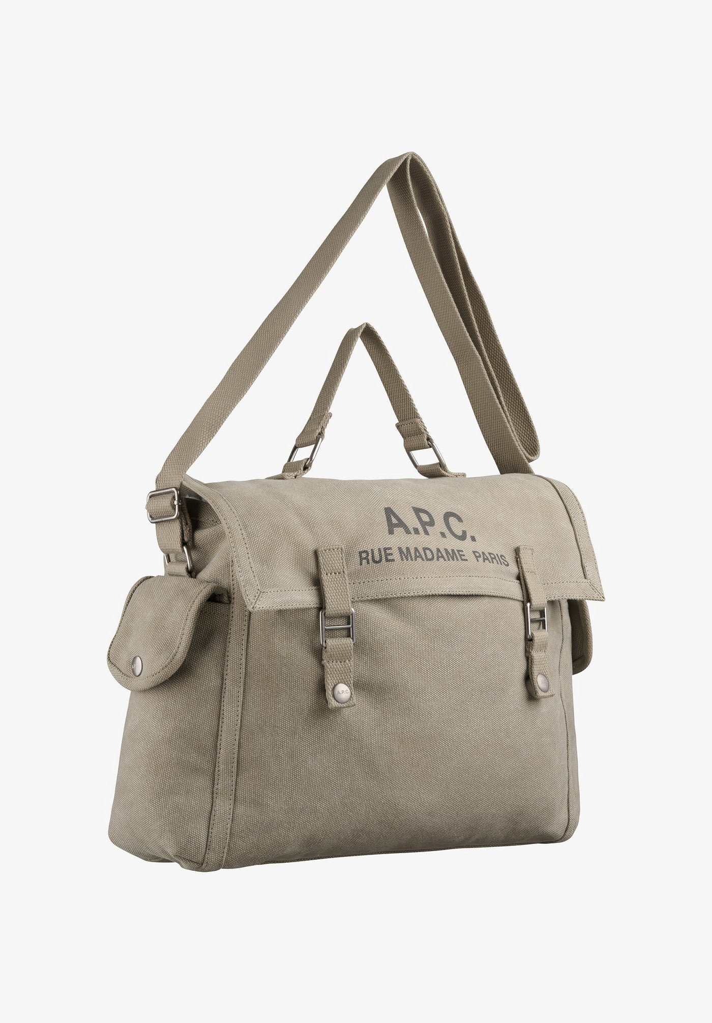 A.P.C. Khaki Recuperation Bag