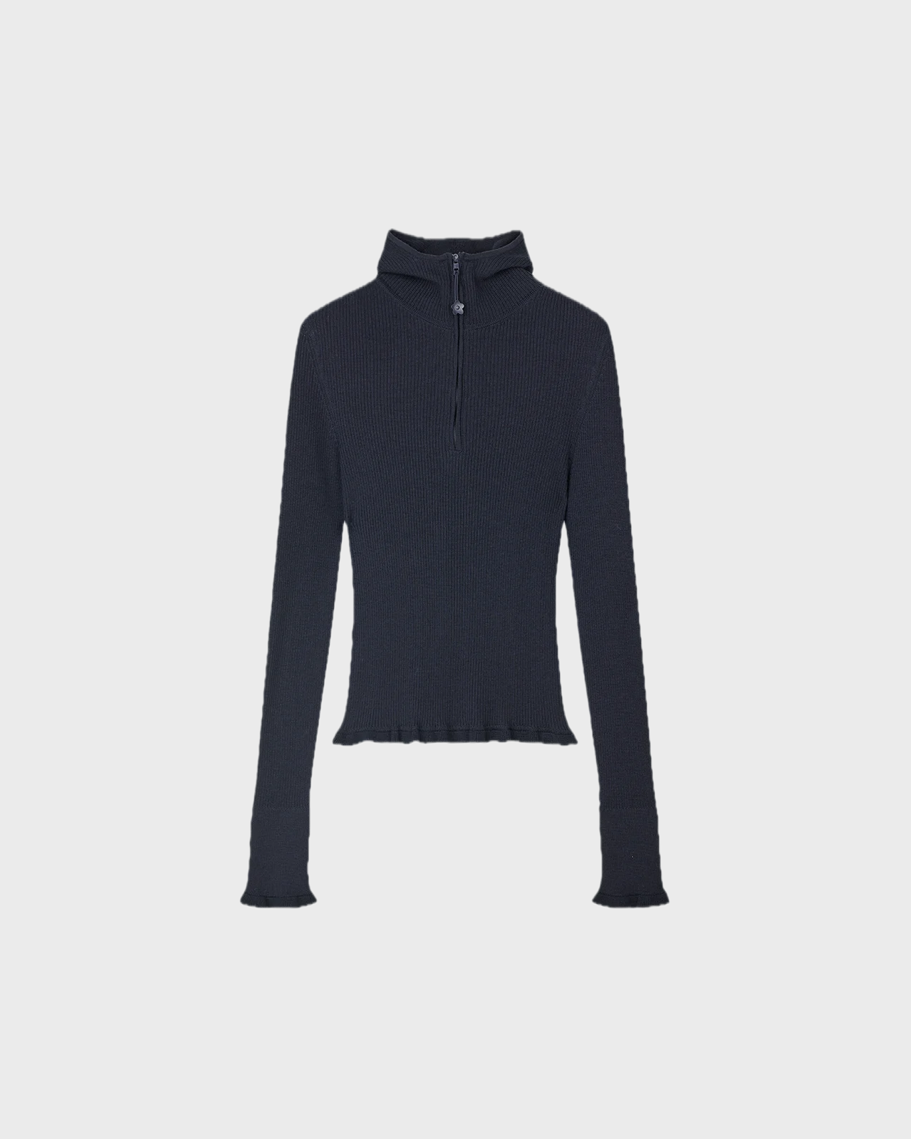 Cecilie Bahnsen Navy Belma Hoodie