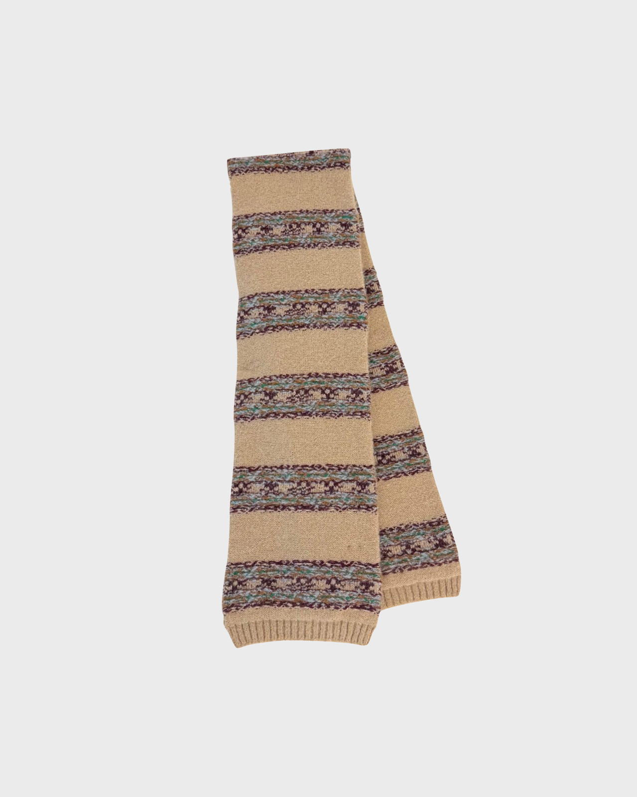 Dries Van Noten Ecru Team Scarf