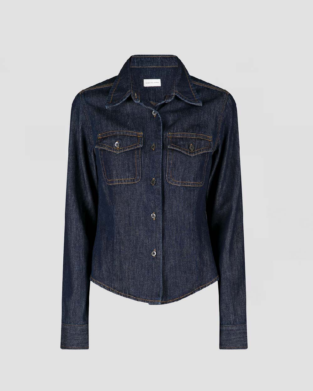 Dries Van Noten Indigo Cellie Shirt