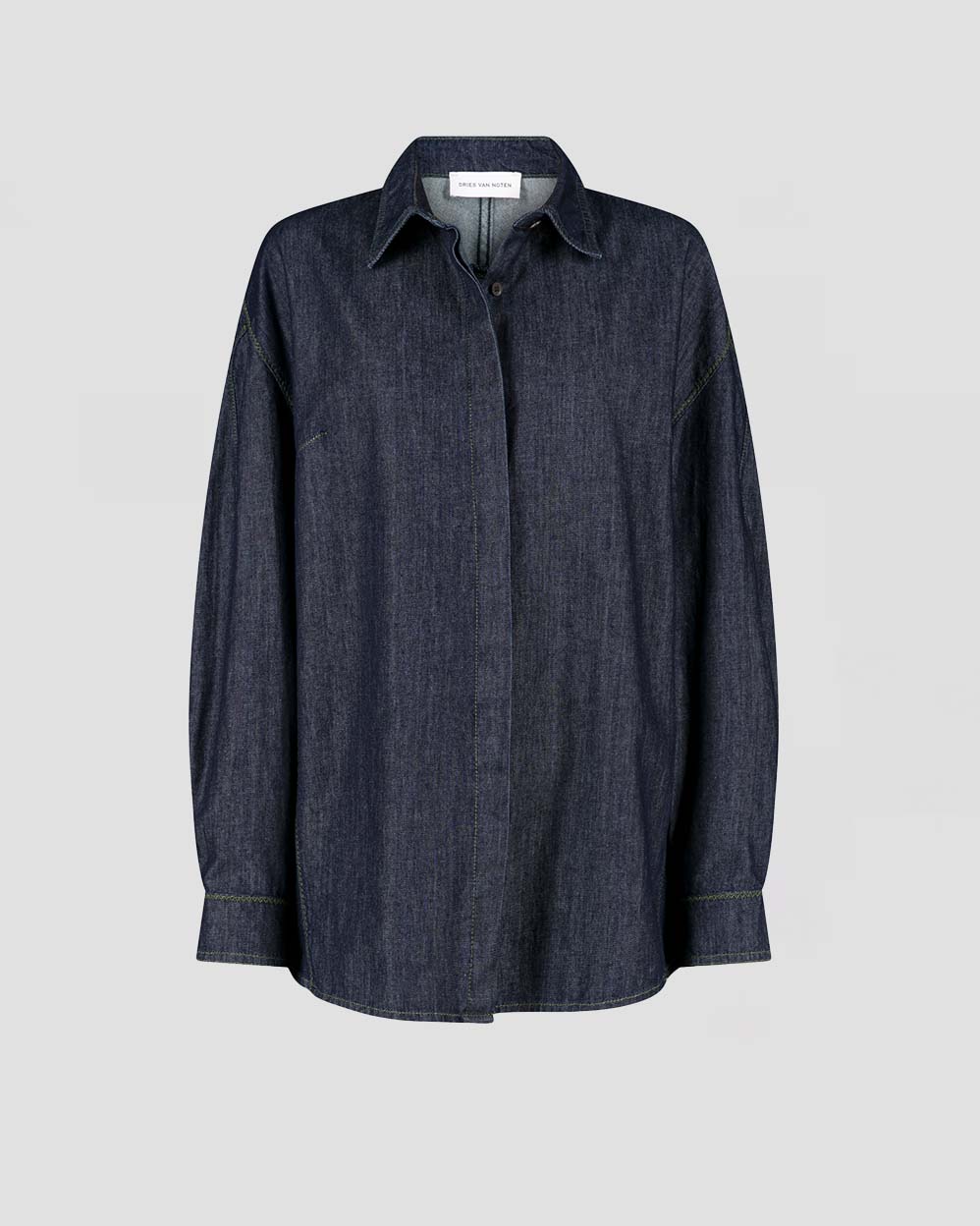 Dries Van Noten Indigo Camis Shirt